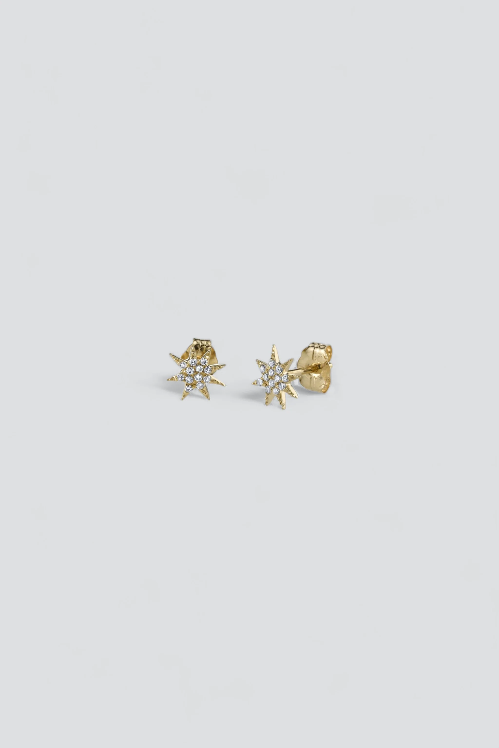 14K Single Shooting Star Earrings