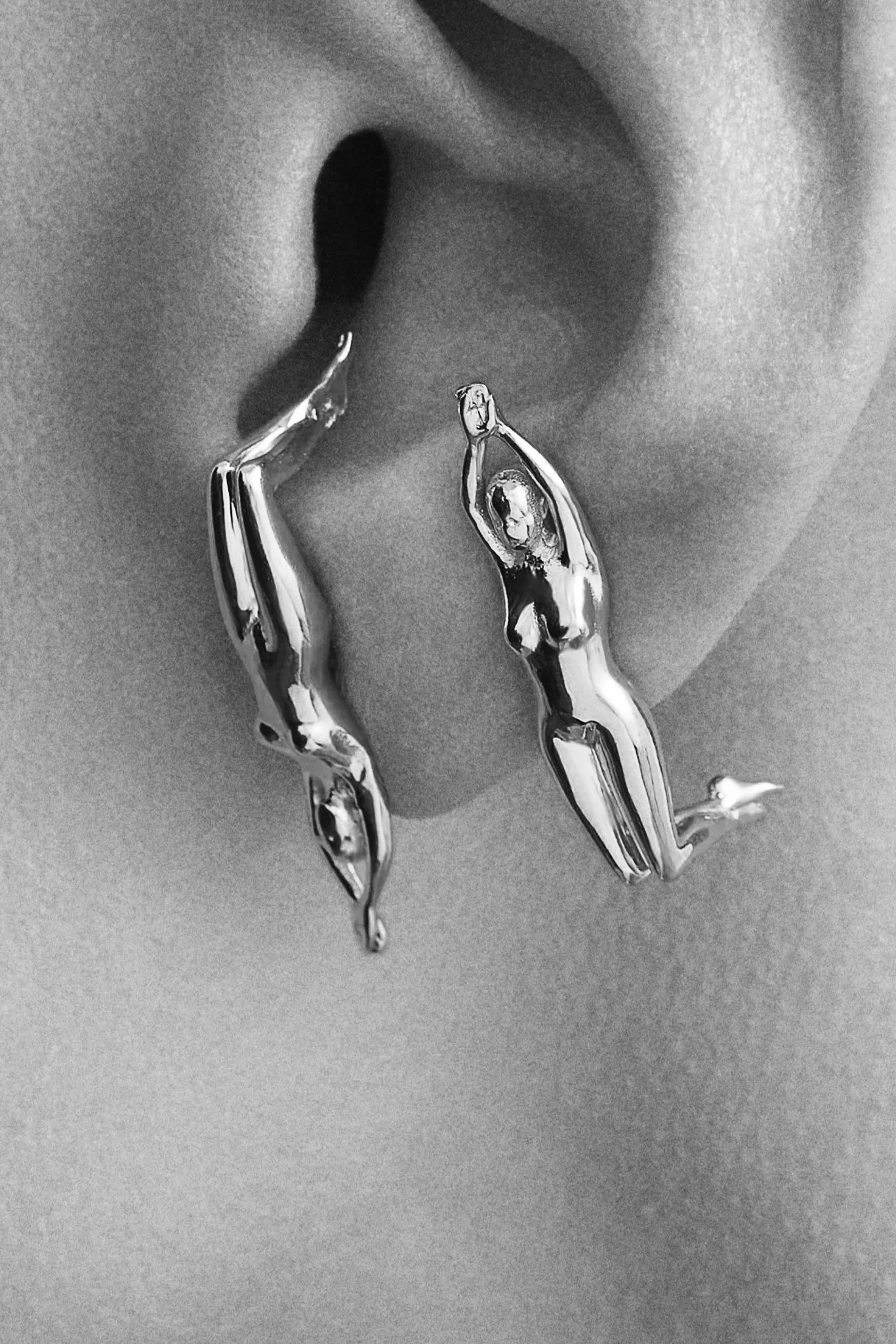 18K Gold Vermeil Eugênia Sole Earrings - Image 3
