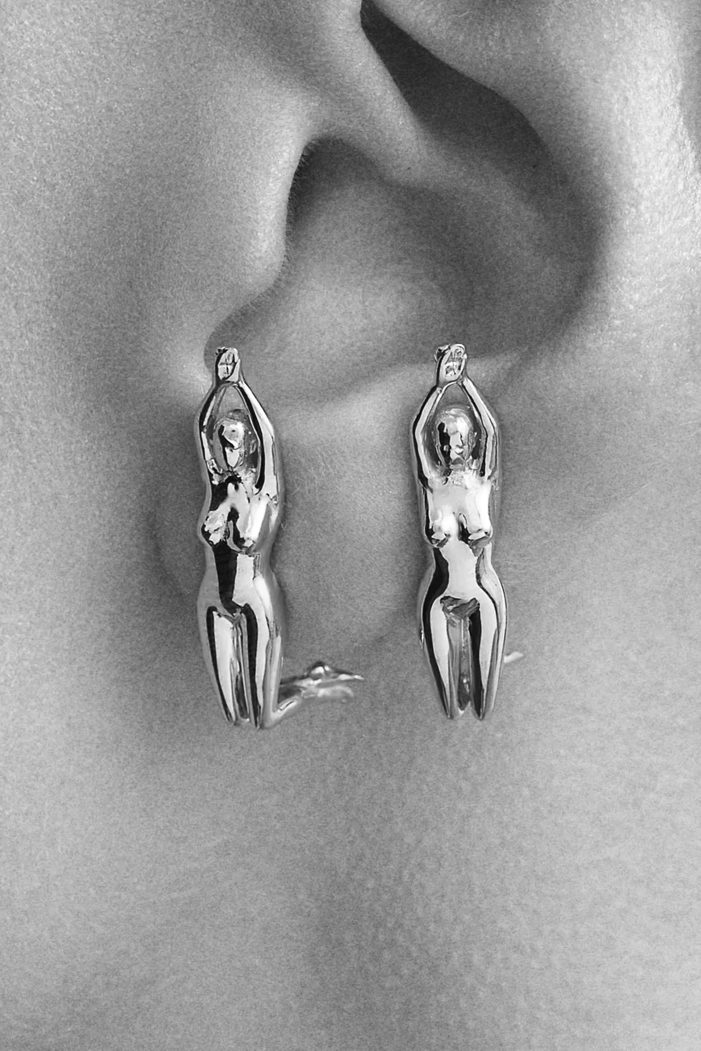 18K Gold Vermeil Eugênia Sole Earrings - Image 4