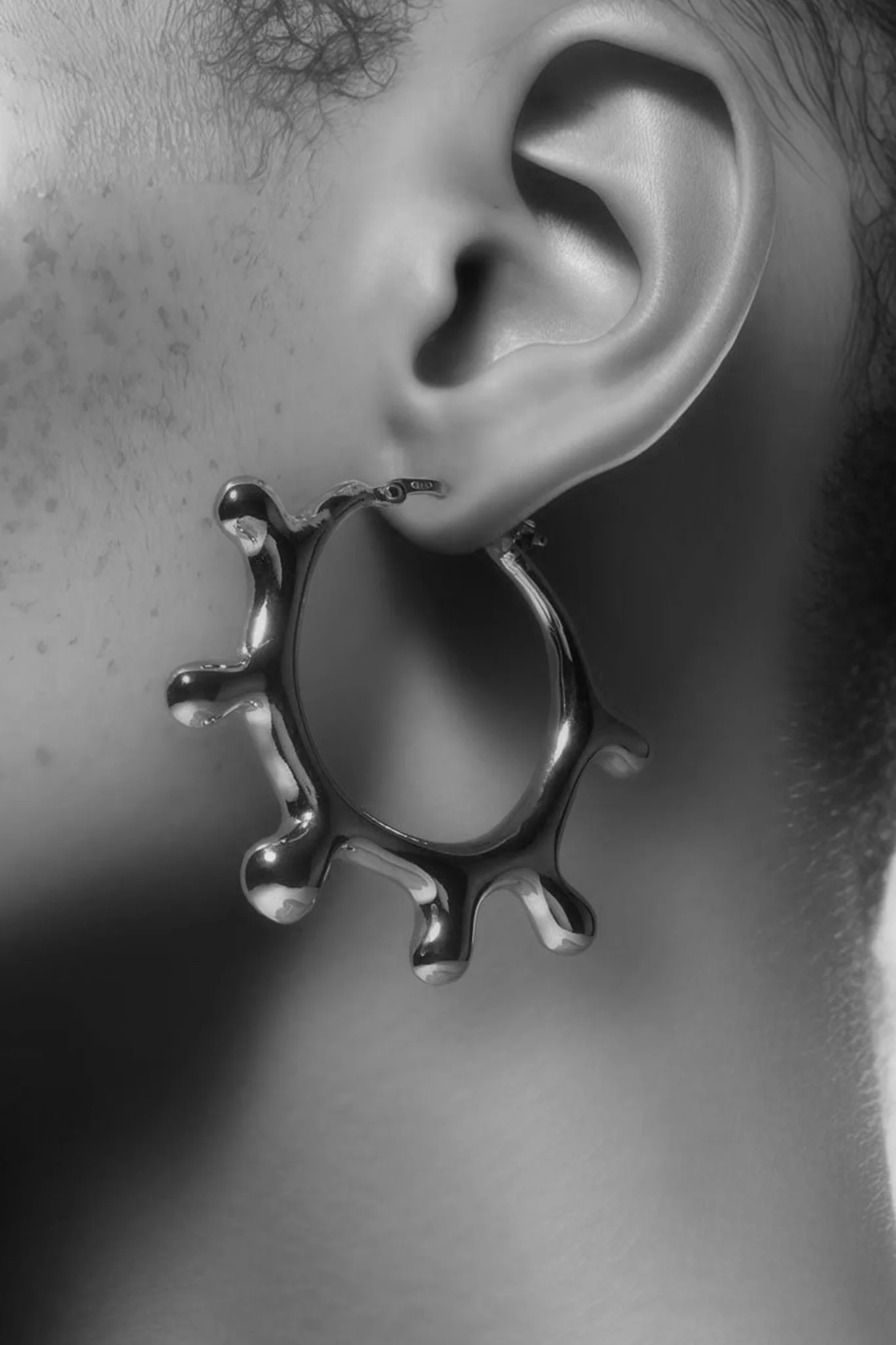 18k Latte Hoops - Image 2