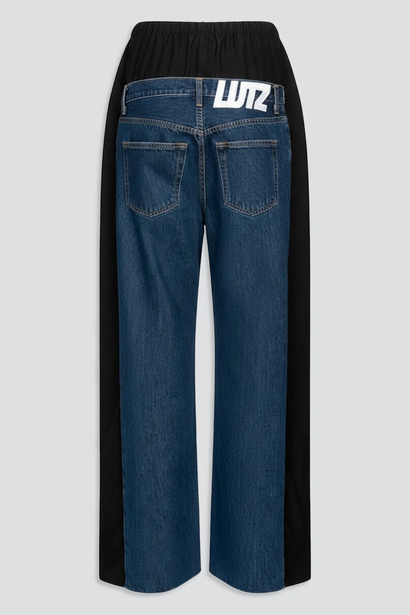 Dark Denim/Black Low Denim Pants - Image 3