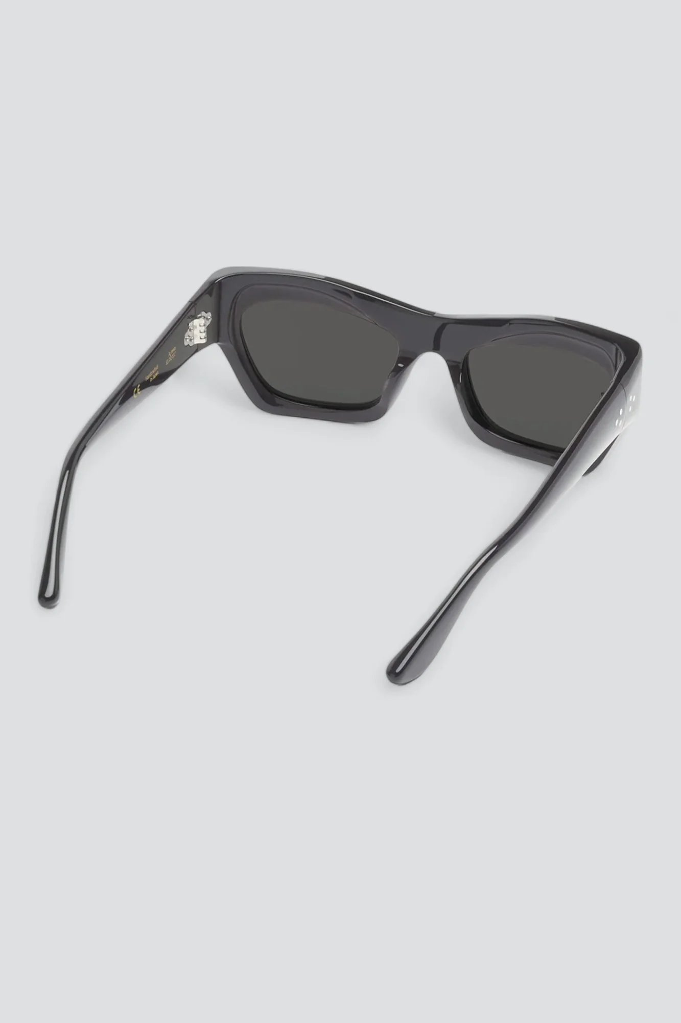 Acetate Black Ayreen Sunglasses - Image 4