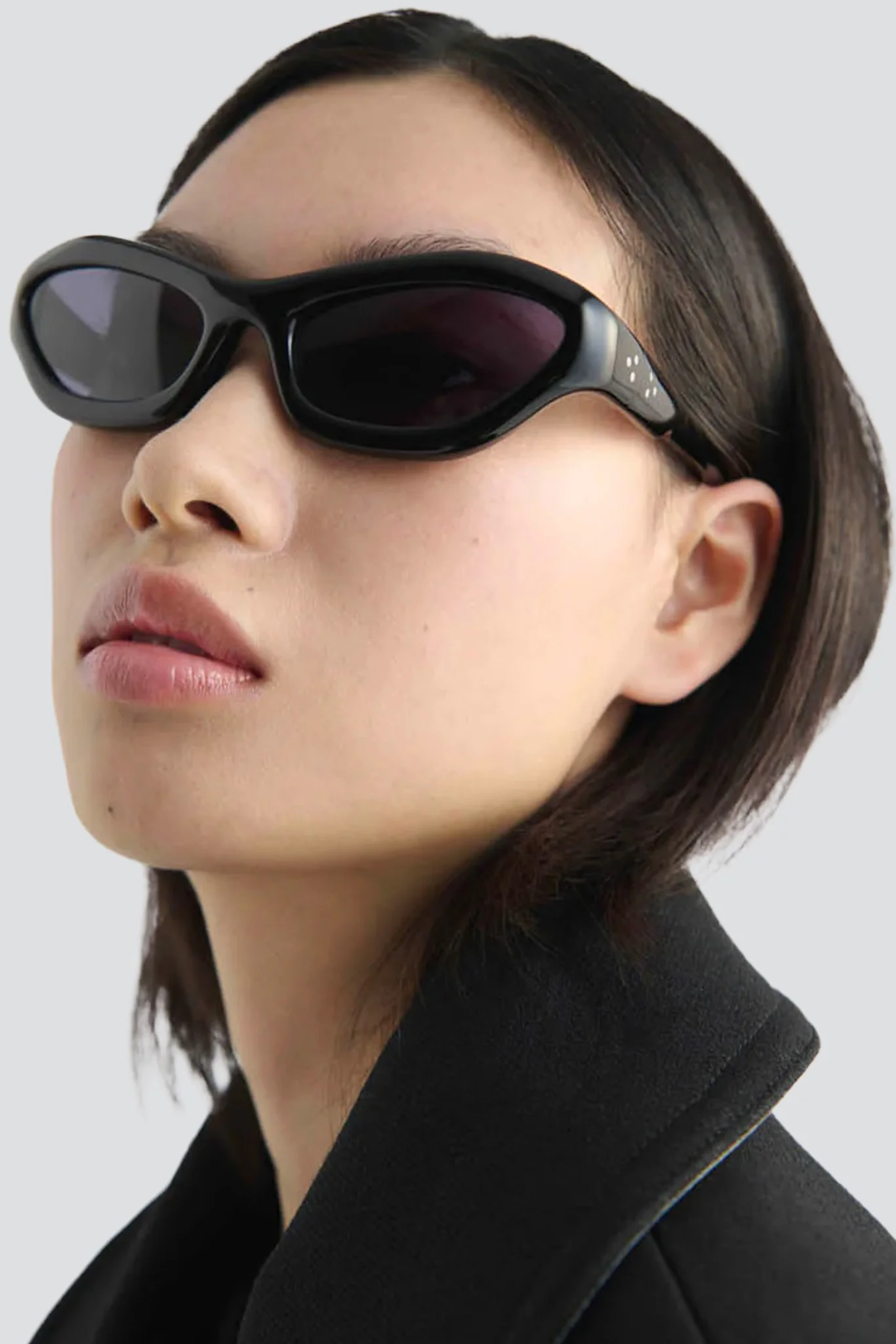 Acetate Black Hayya Sunglasses - Image 6