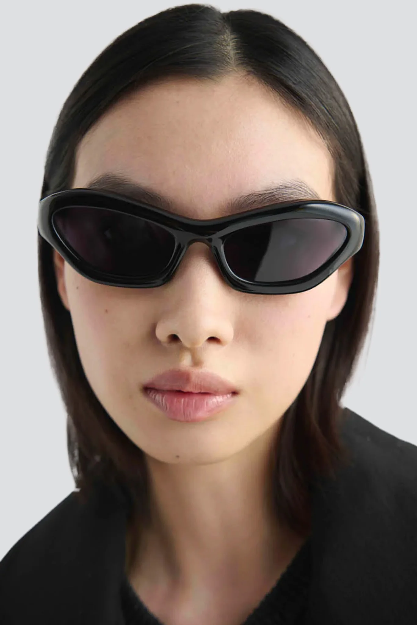 Acetate Black Hayya Sunglasses - Image 8
