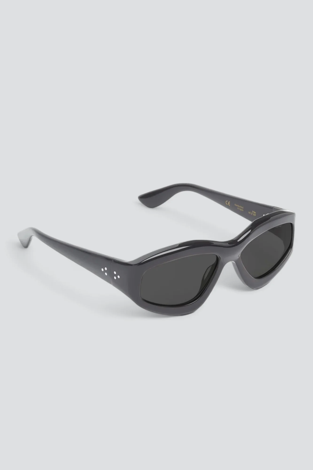 Acetate Black Irfan Sunglasses - Image 2
