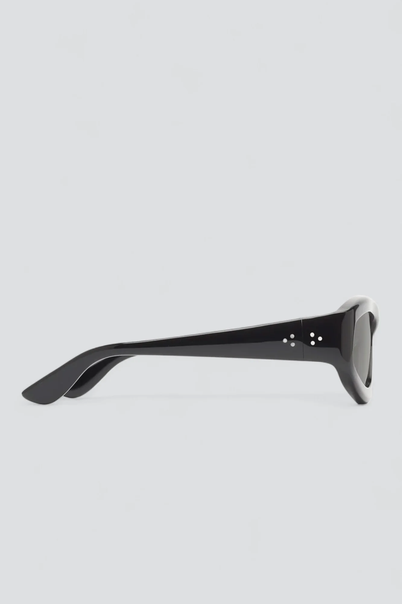 Acetate Black Irfan Sunglasses - Image 3