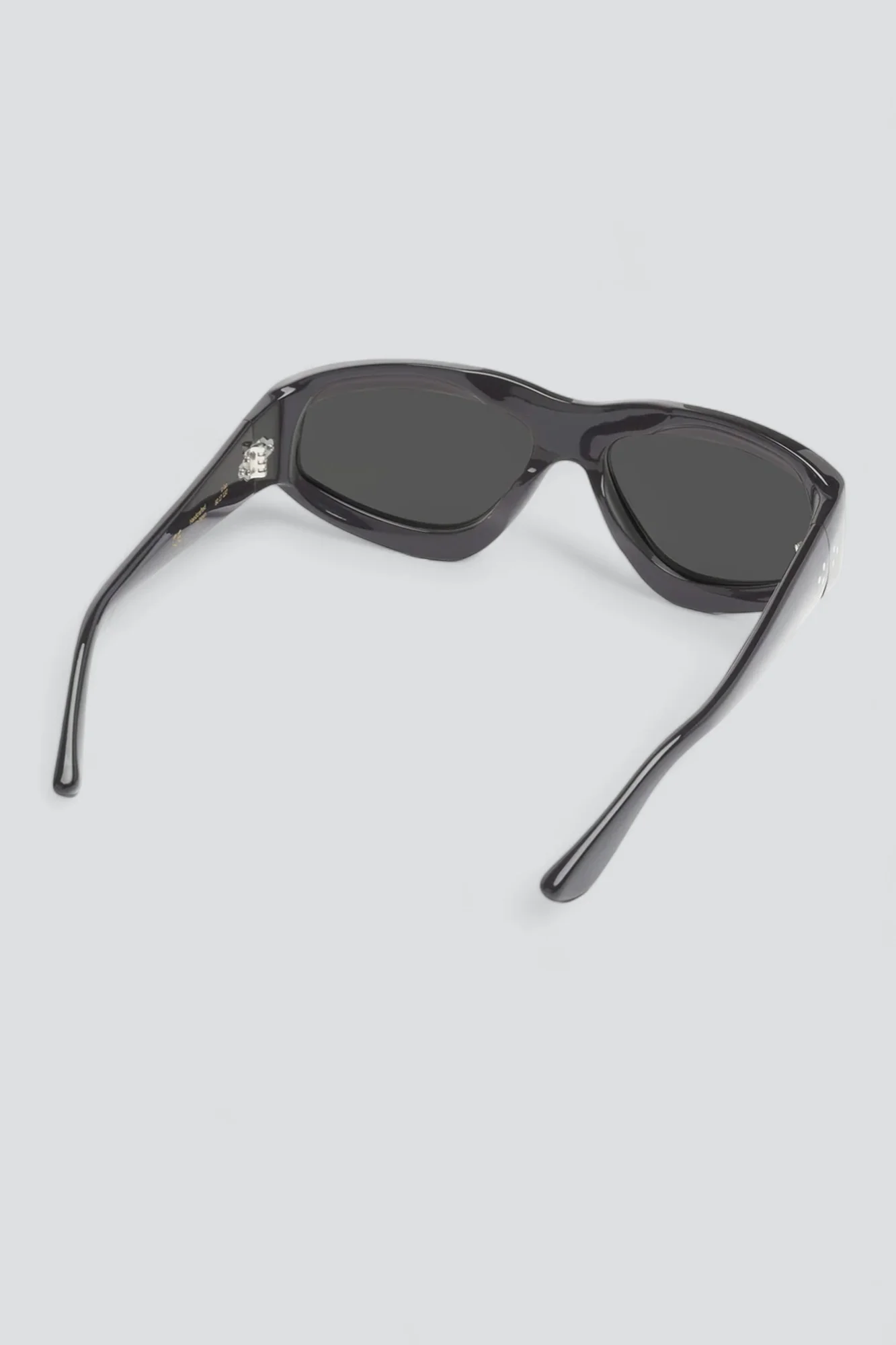 Acetate Black Irfan Sunglasses - Image 4