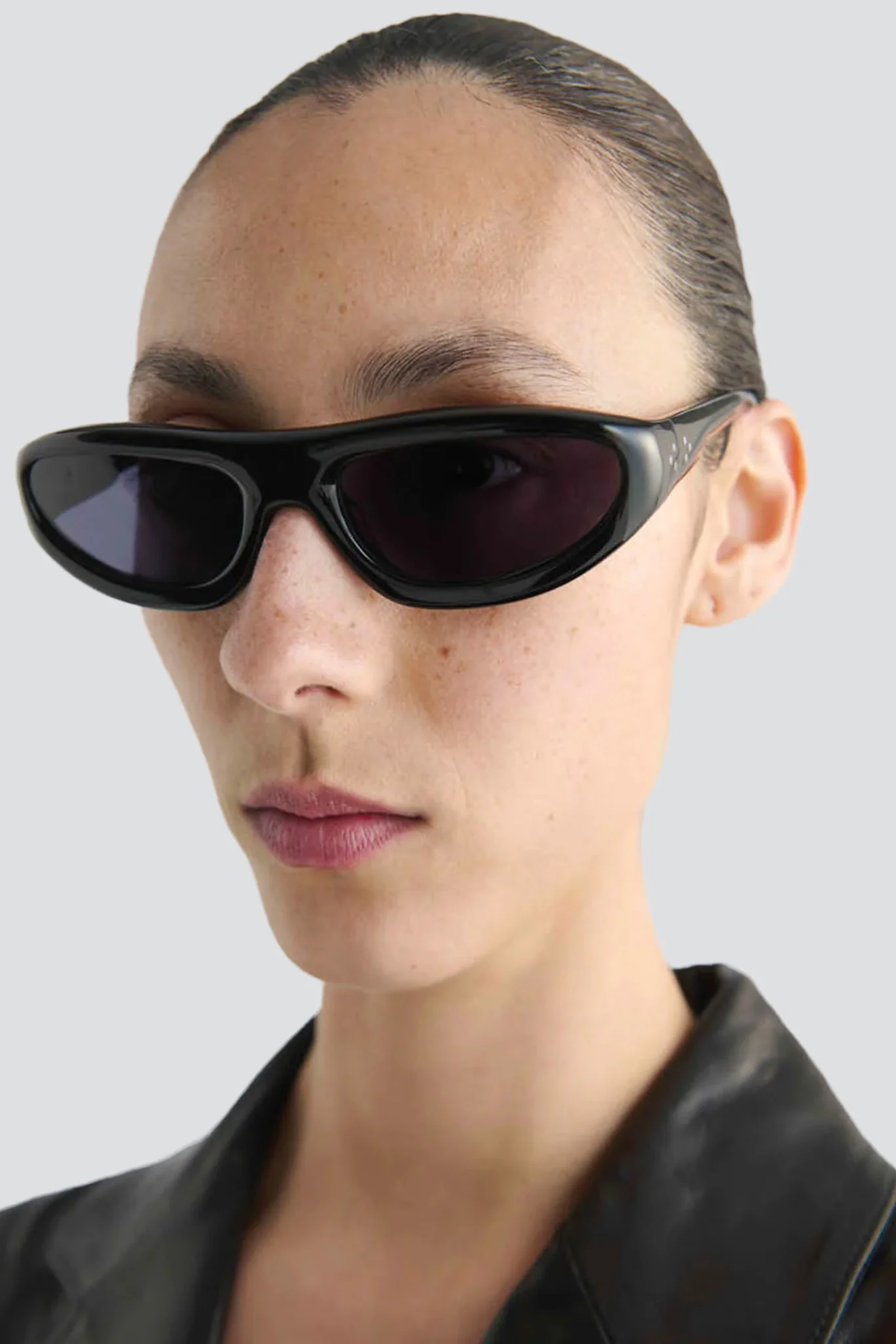 Acetate Black Uns Sunglasses - Image 6