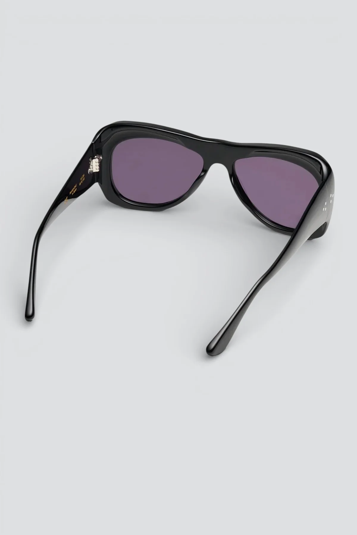 Acetate Black Nazim Sunglasses - Image 3