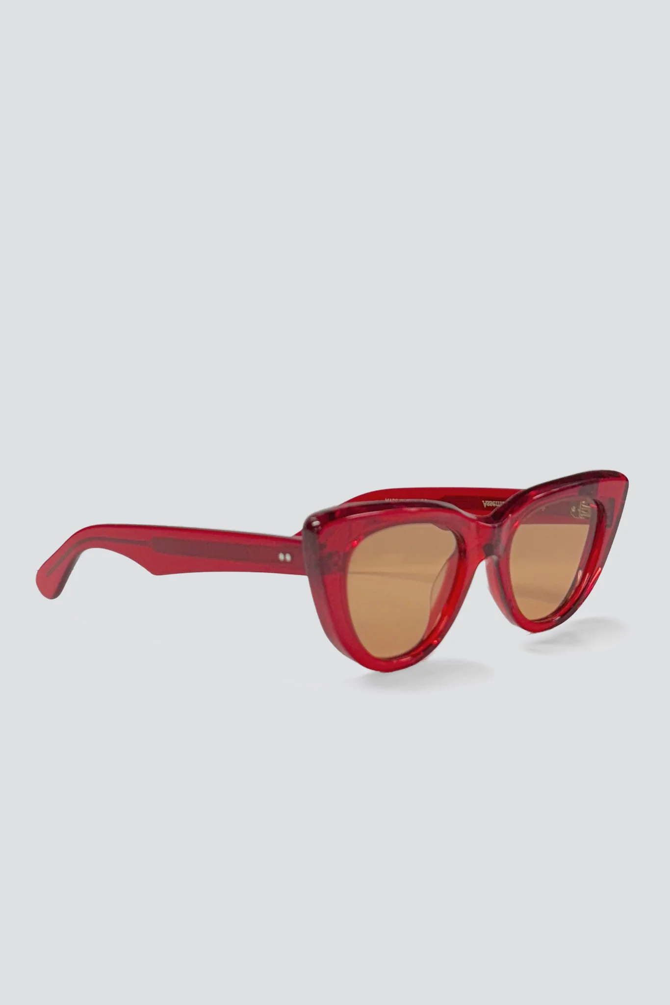 Acetate Kinos Sunglasses - Red - Image 2