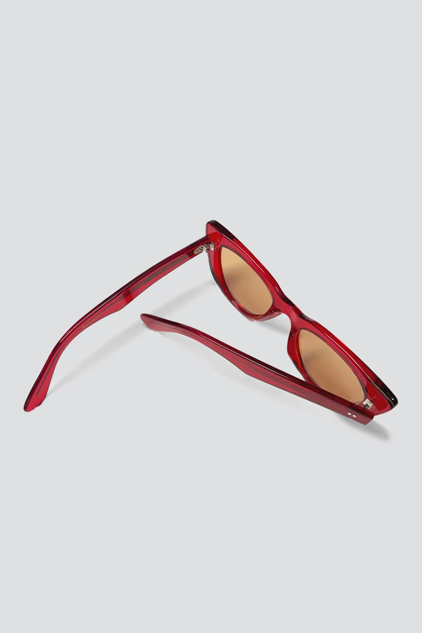 Acetate Kinos Sunglasses - Red - Image 3