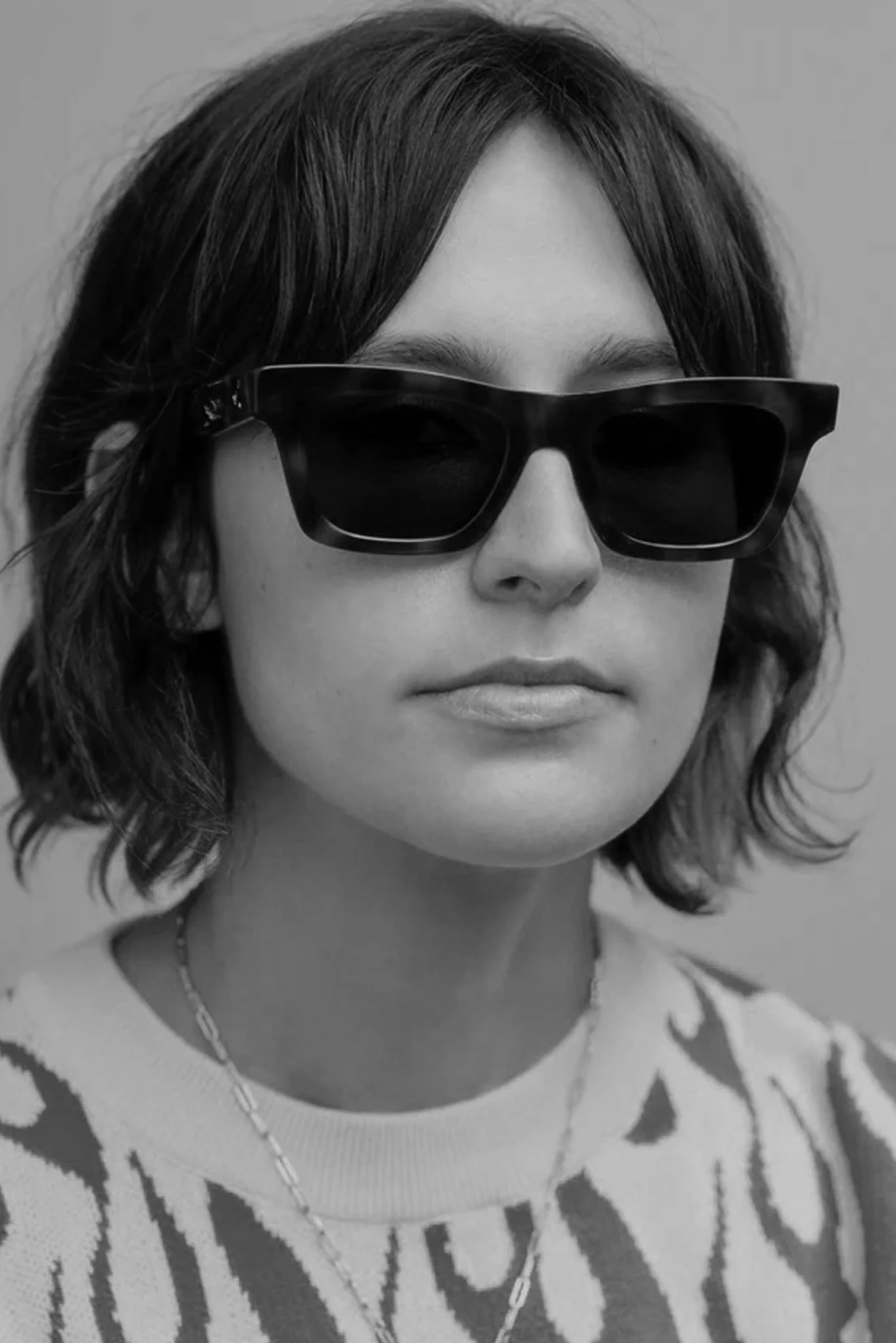 Acetate Krakow Sunglasses - Black - Image 5