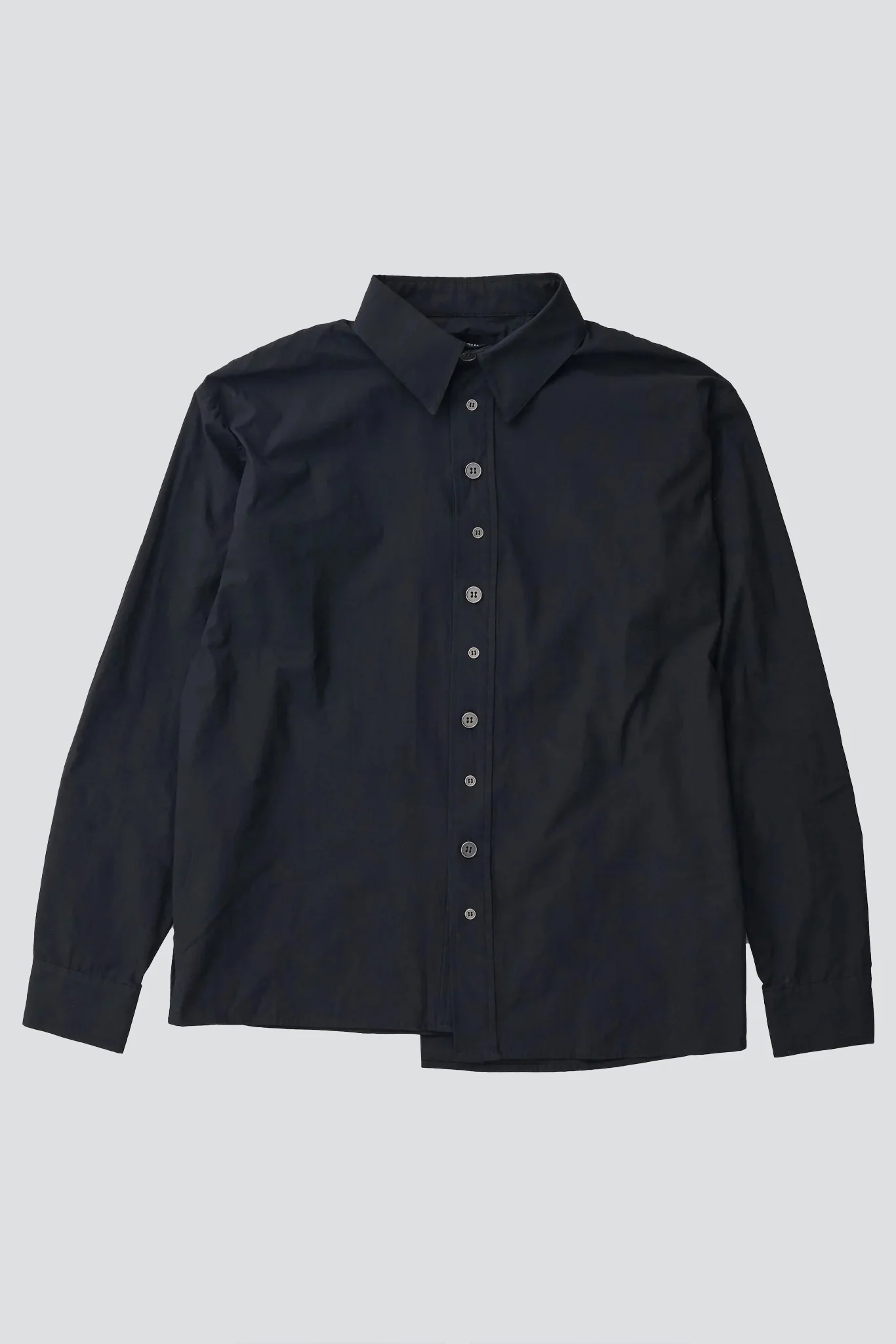Black Asymmetric Shirt
