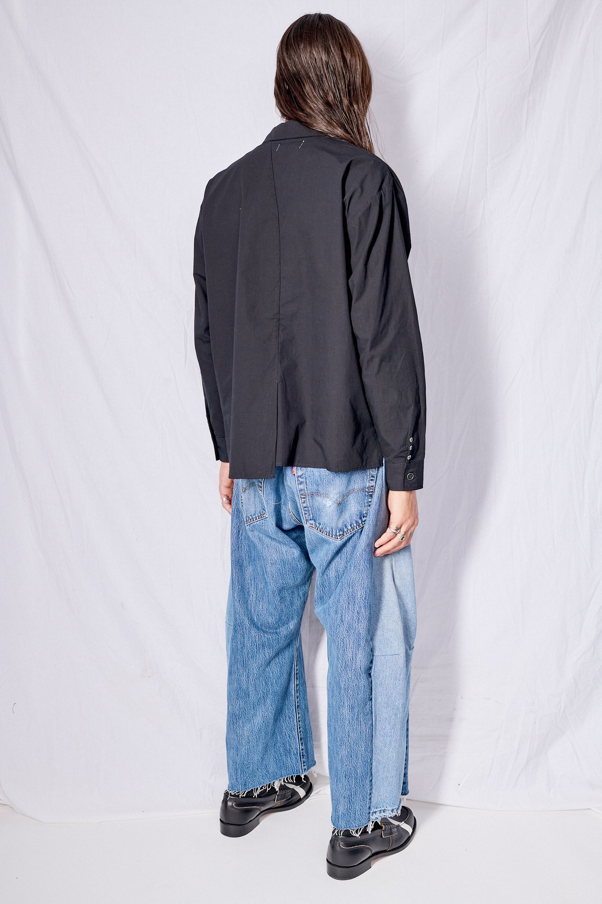 Black Asymmetric Shirt - Image 5