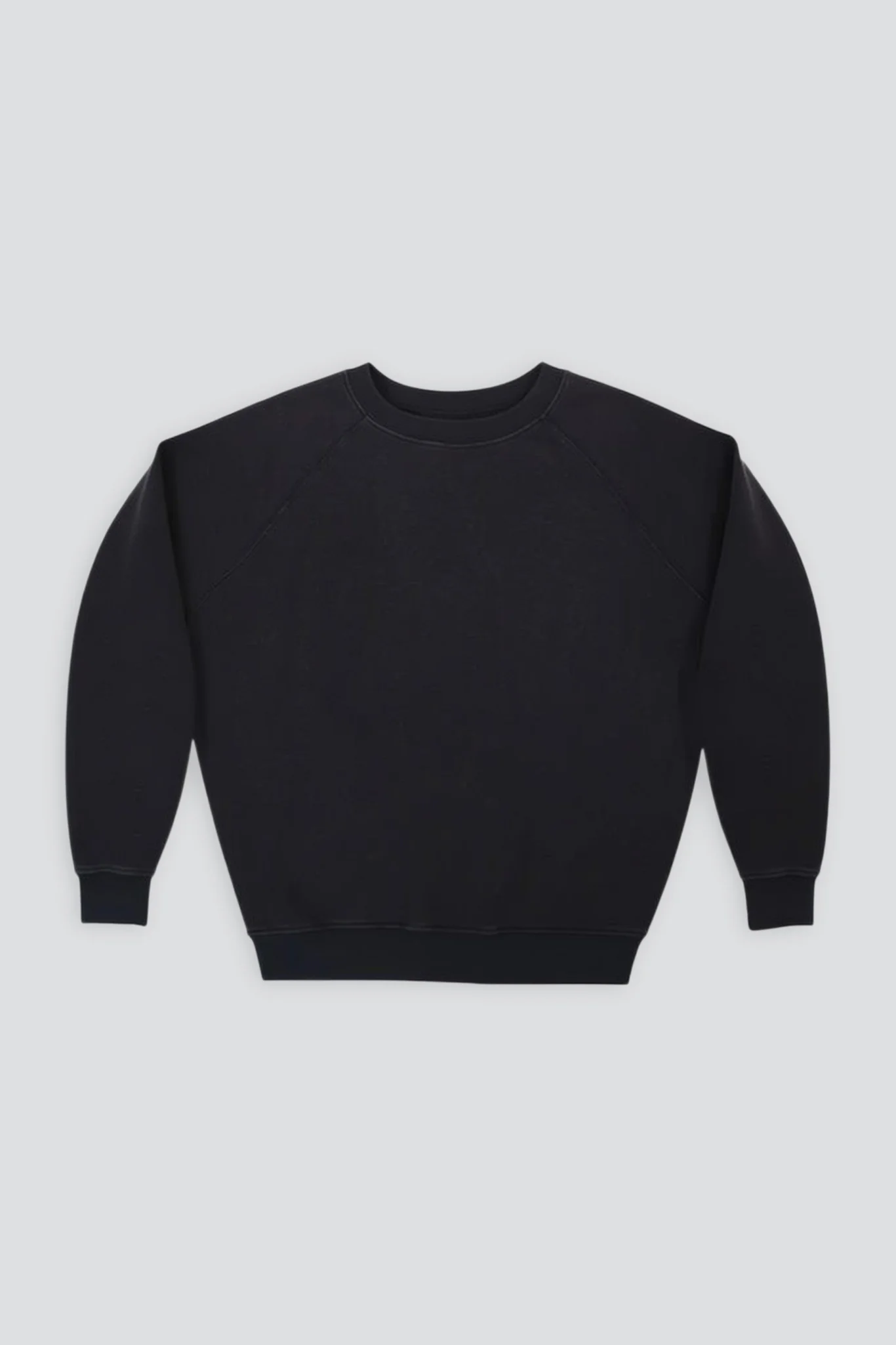 Black Bonfire Raglan Sweatshirt