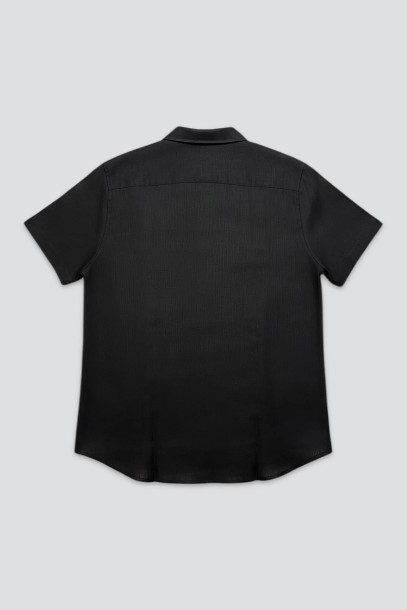 Black Chela Linen Shirt - Image 3