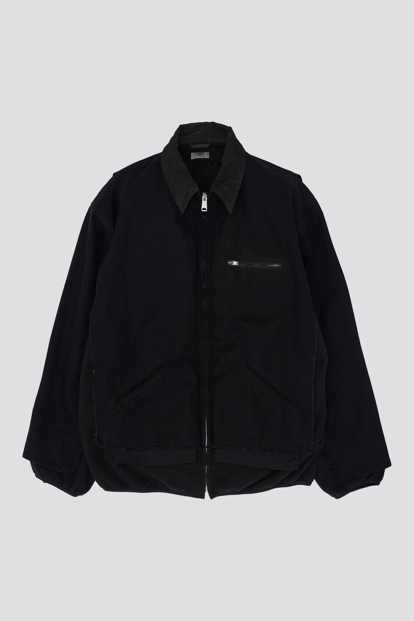 Black Connected Work Jacket - Image 2
