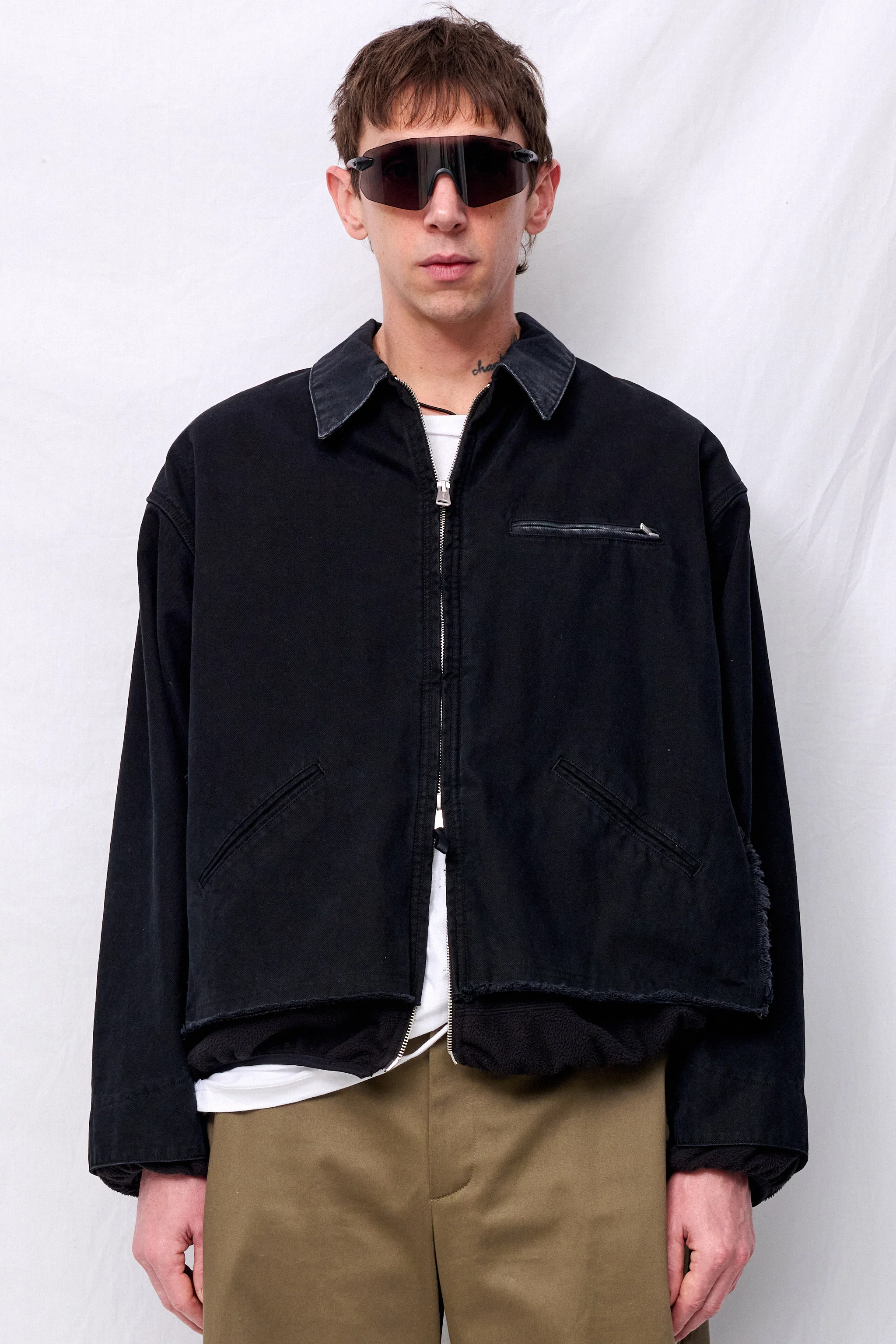Black Connected Work Jacket - Image 4