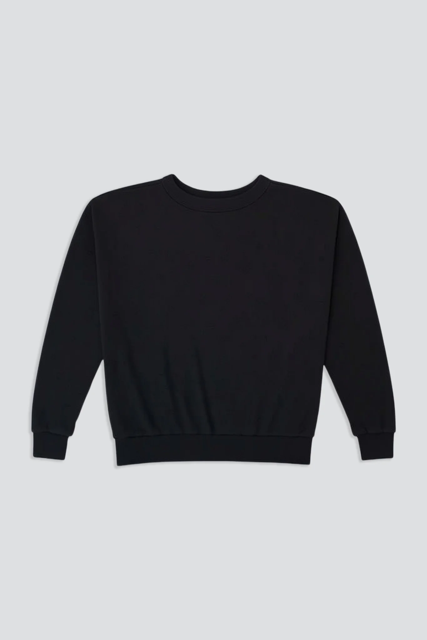 Black Crux Cropped Sweatshirt