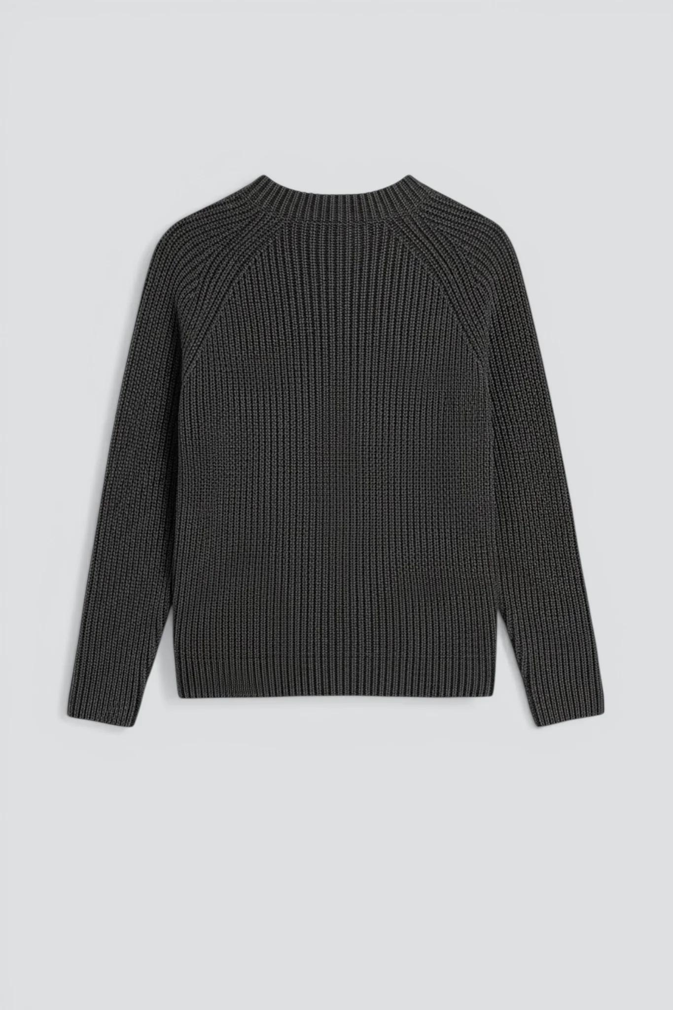 Black Daphne Washed Cotton Sweater - Image 3