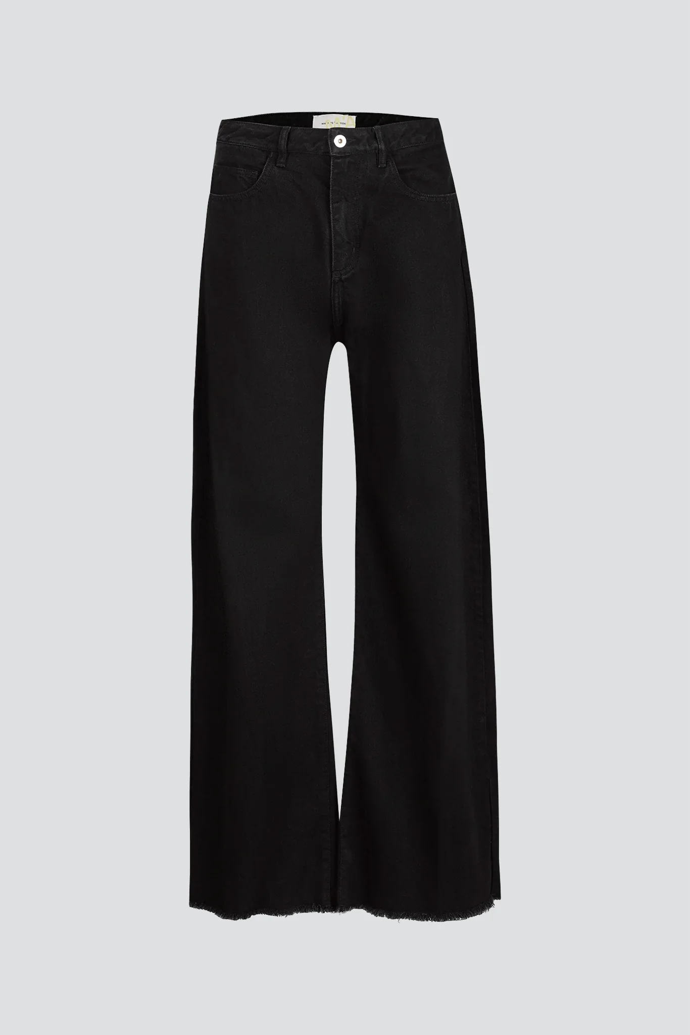 Black Drill Boyfriend Style Jeans - Image 2