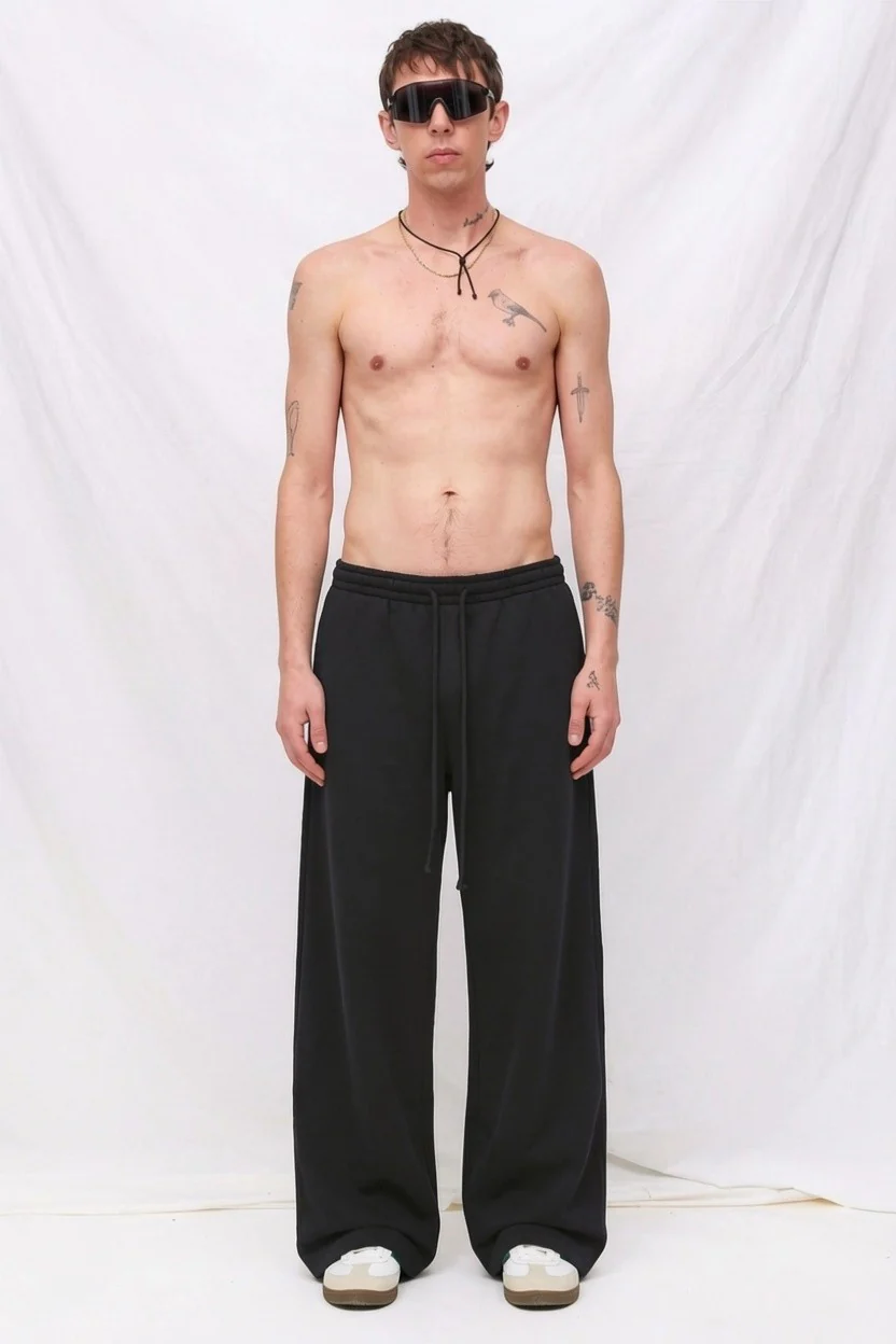 Black Fleece Straight Leg Sweatpant - Image 4