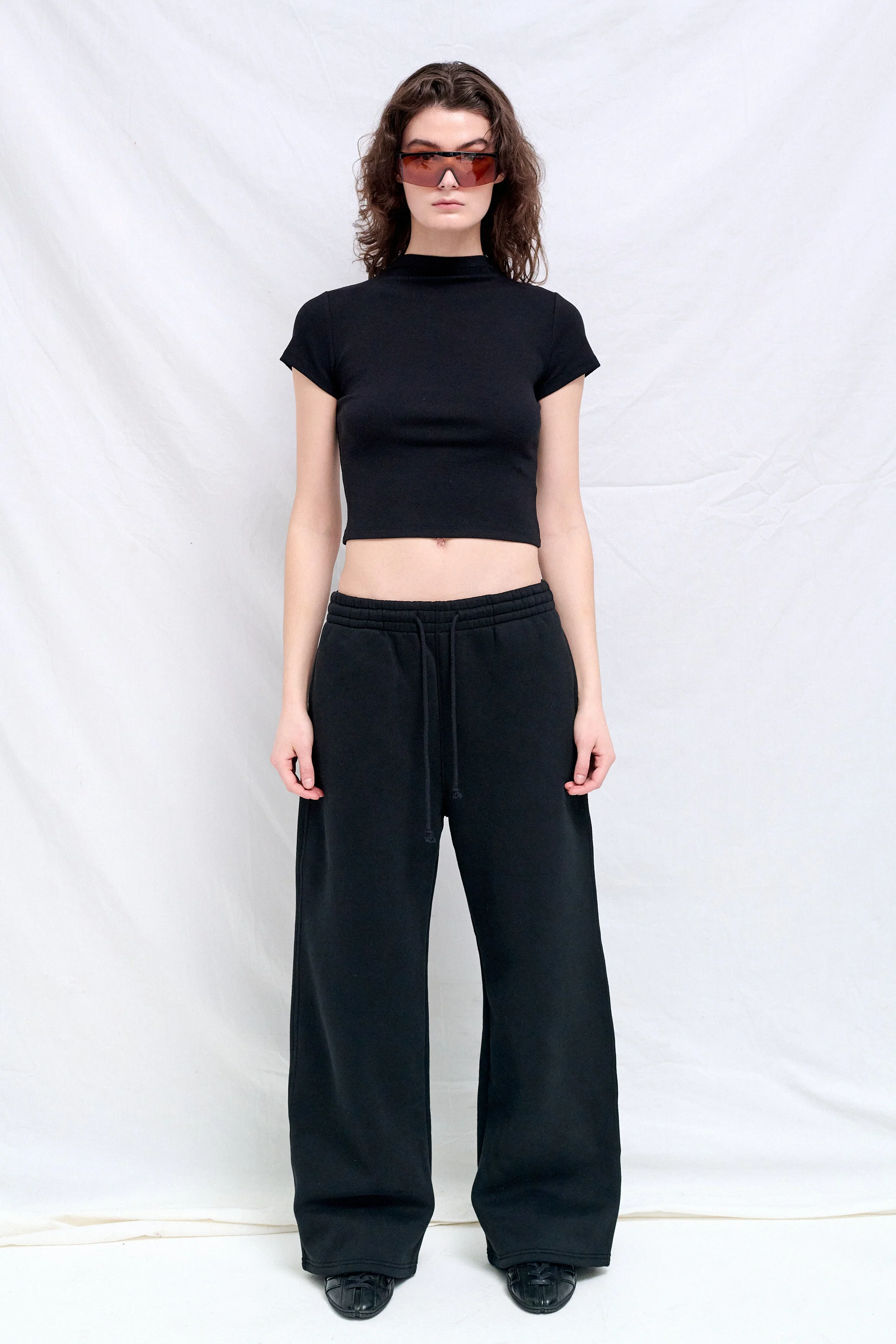 Black Fleece Straight Leg Sweatpant - Image 5