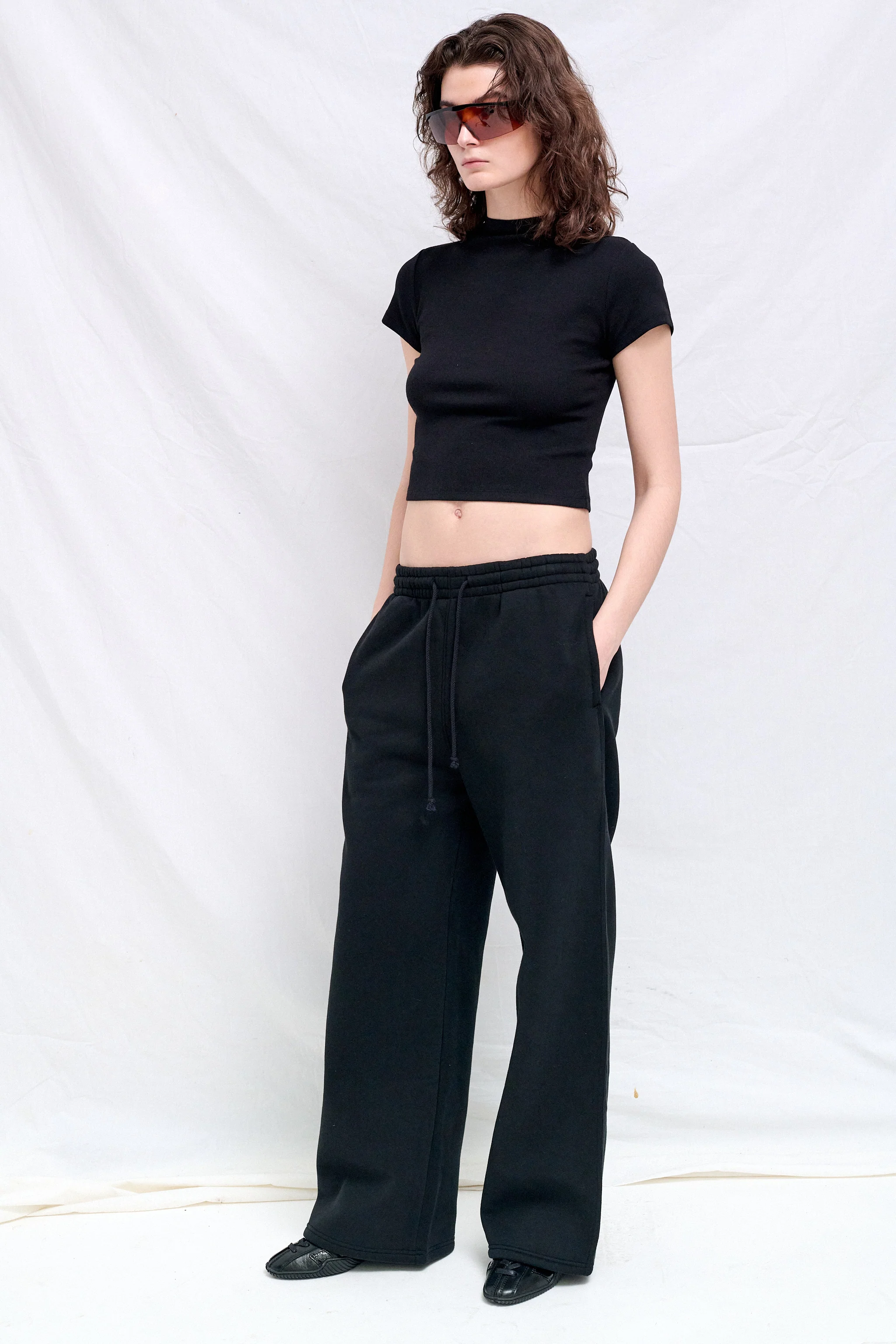 Black Fleece Straight Leg Sweatpant - Image 7
