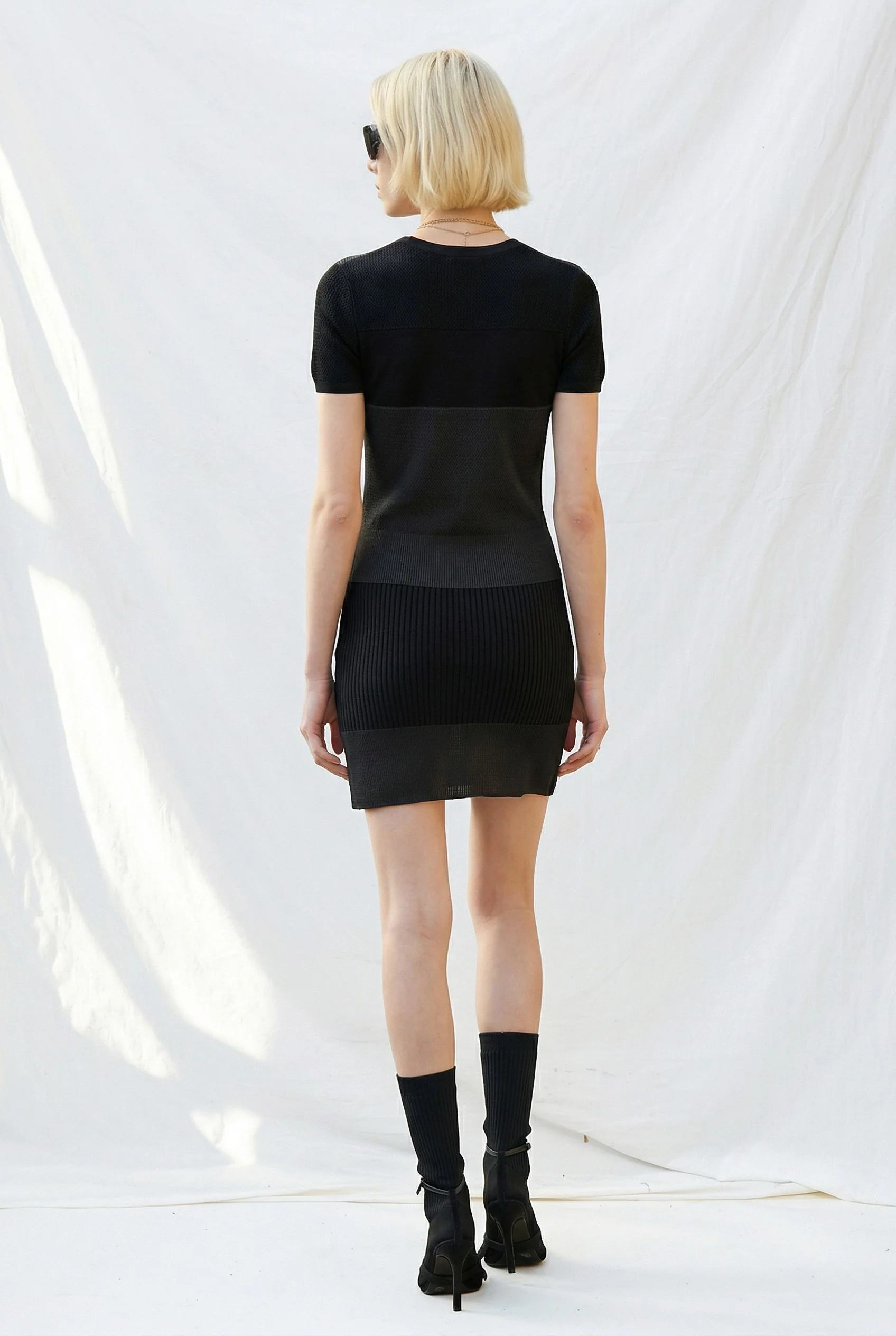 Black Gitty Skirt - Image 3