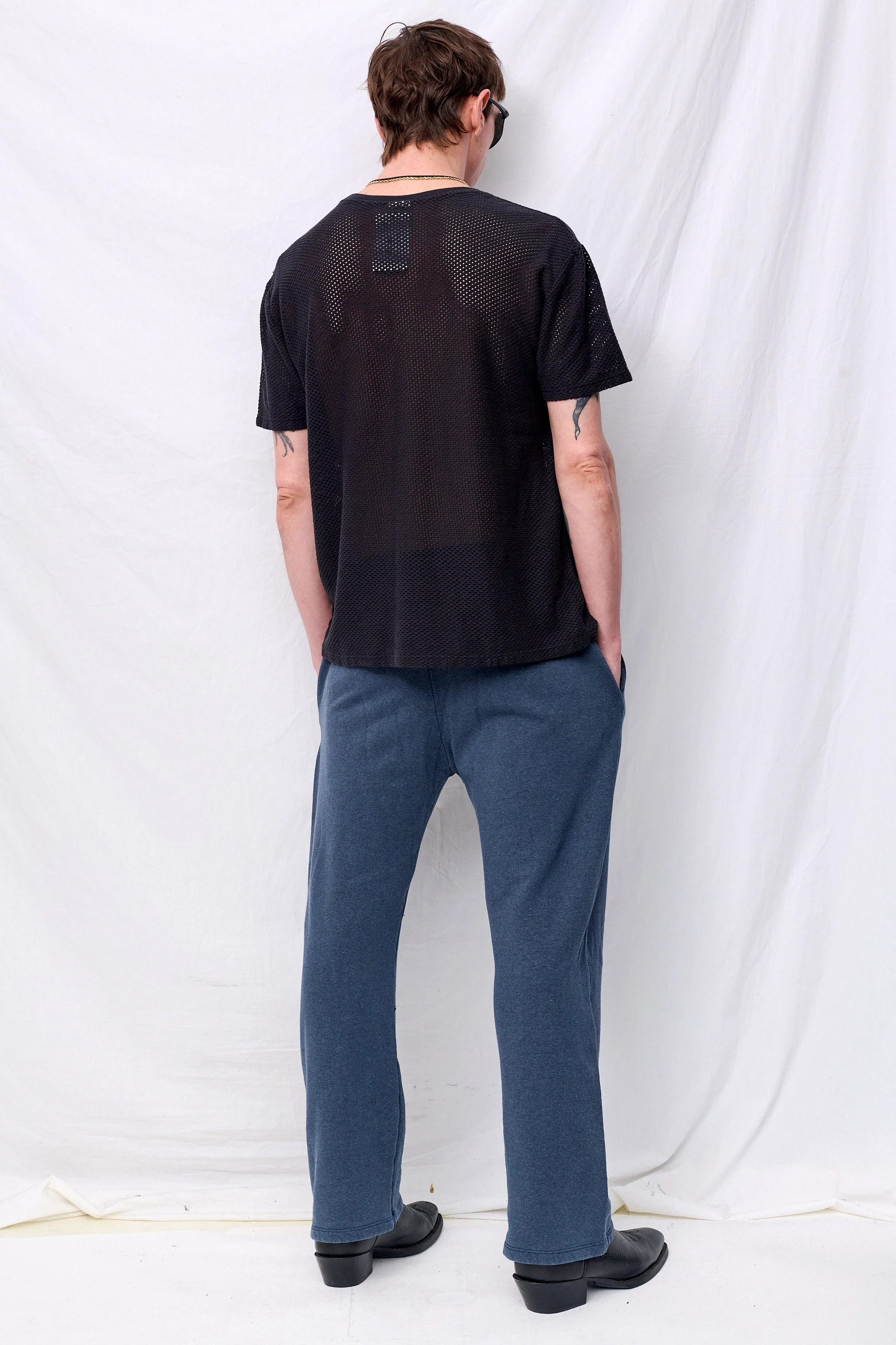 Black Highline Mesh Tee - Image 5