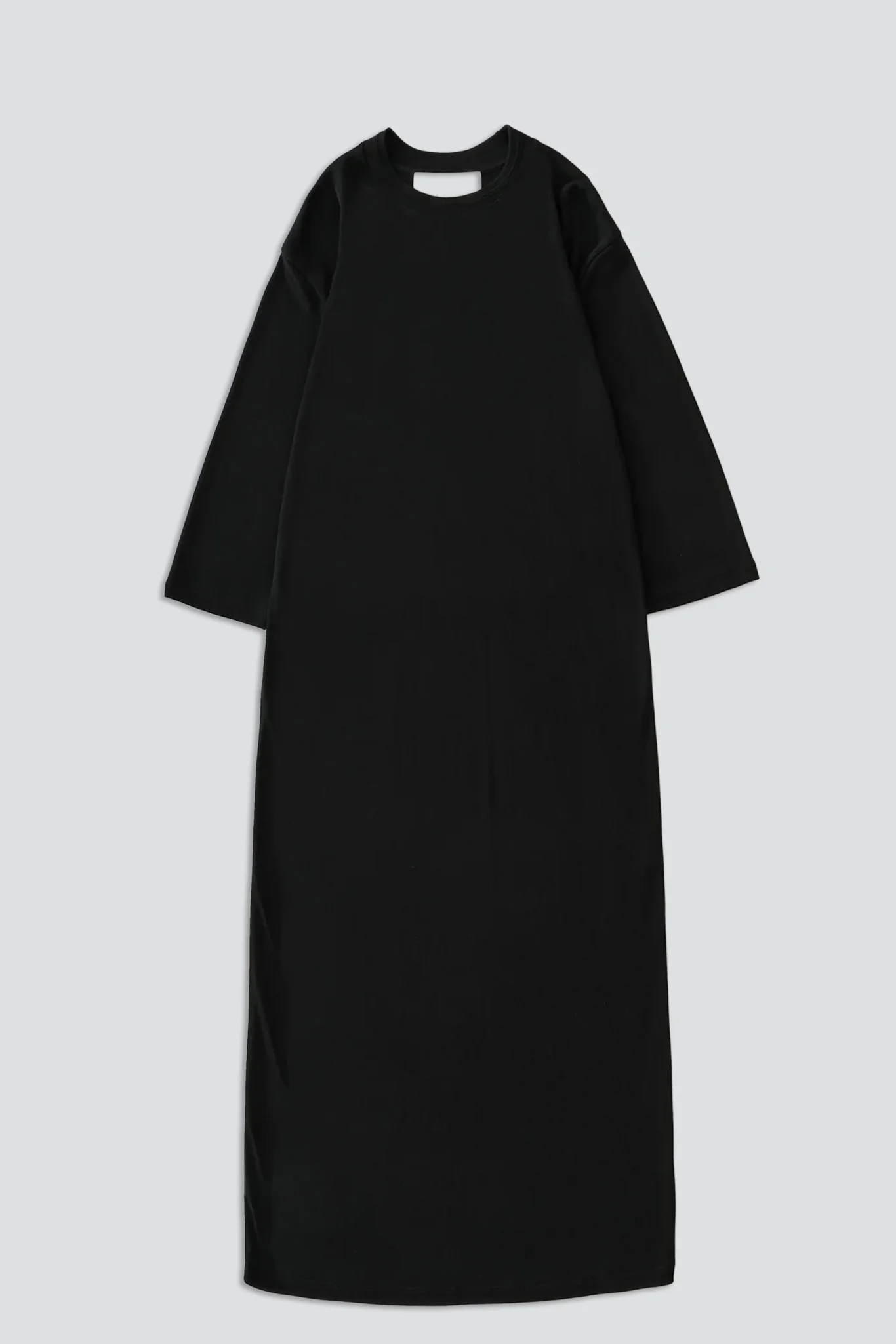 Black Jersey T-Shirt Dress - Image 2