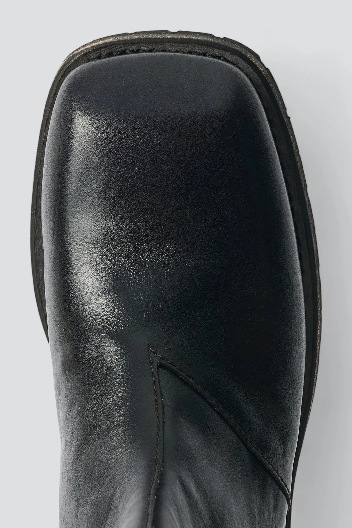 Black Leather Engine Boot - Image 7