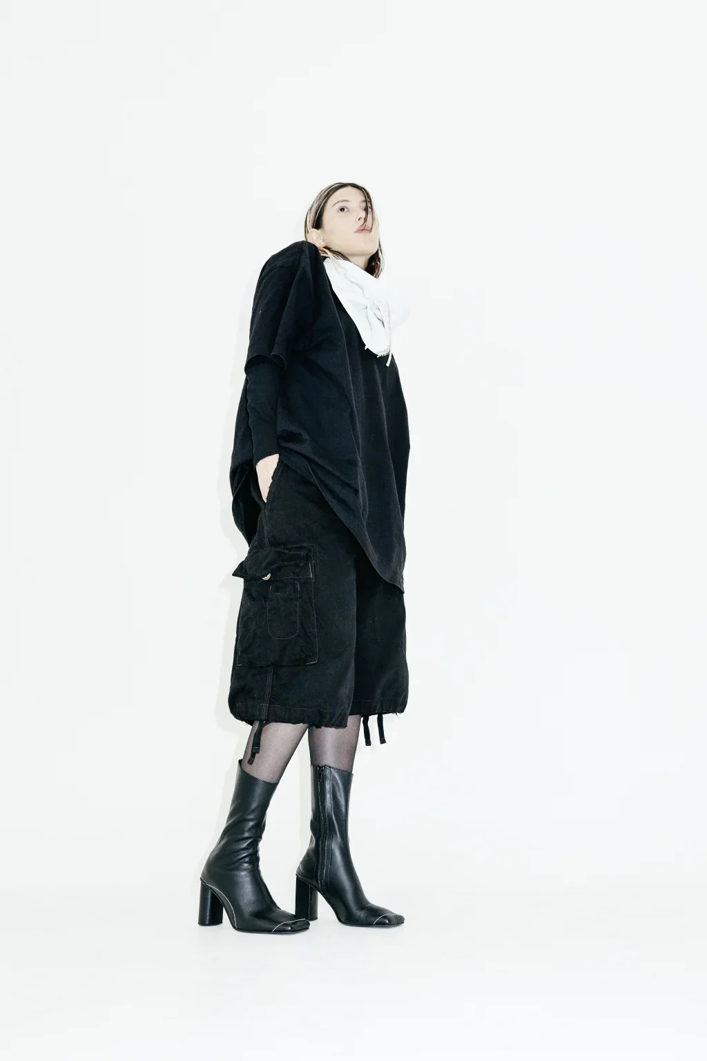 Black Leather Fuerte High Boot - Image 4