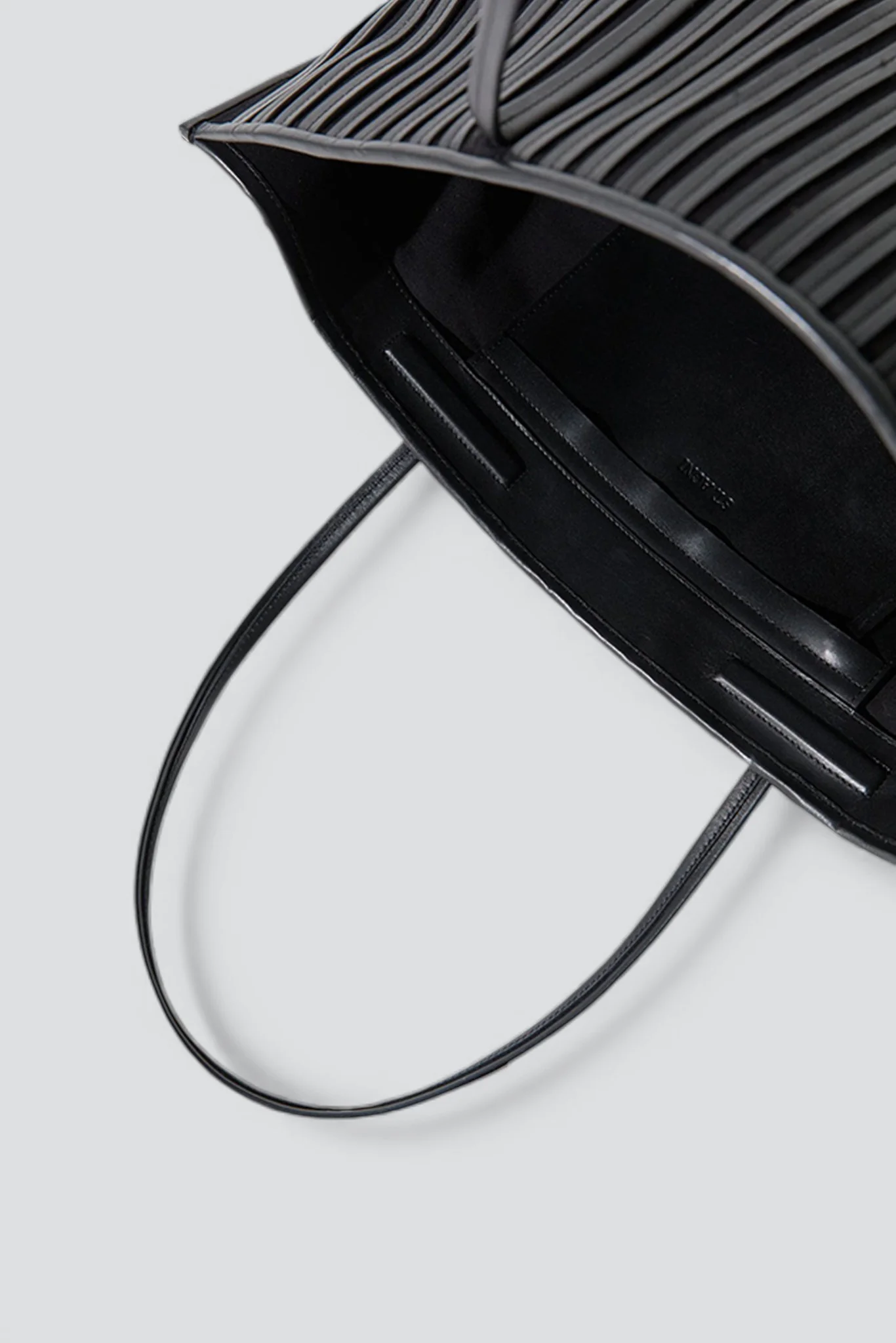 Black Linea Stitch Bateau Tote - Image 5