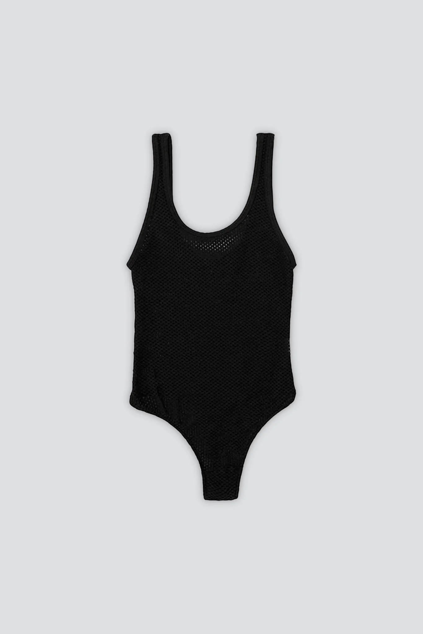 Black Mesh Bodysuit