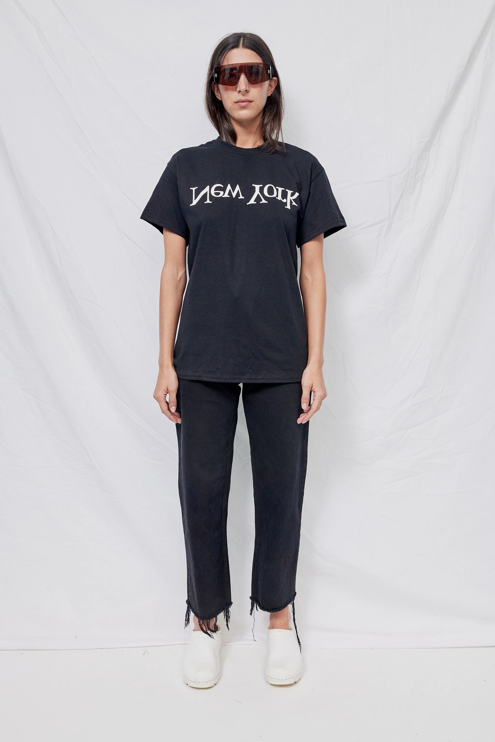 Black New York Logo T-Shirt - Image 3
