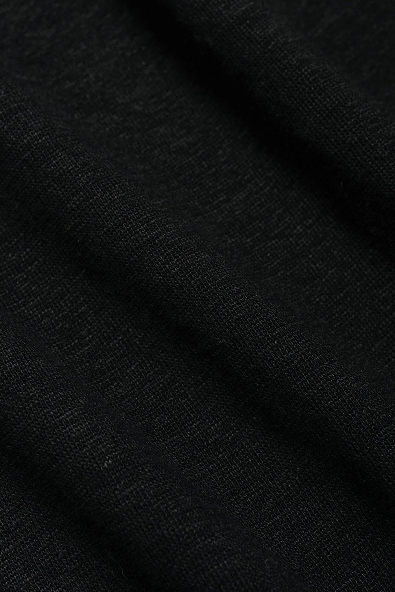 Black Normandy Linen Shirt - Image 4