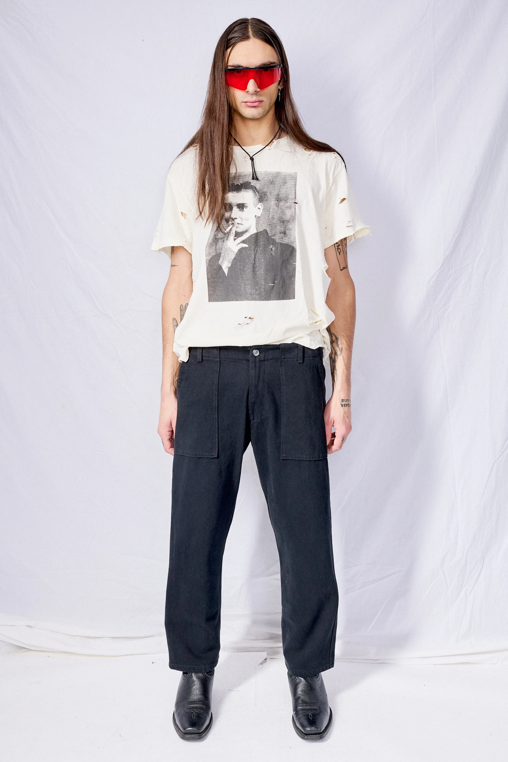 Black Denim Vietnam Pant - Image 3