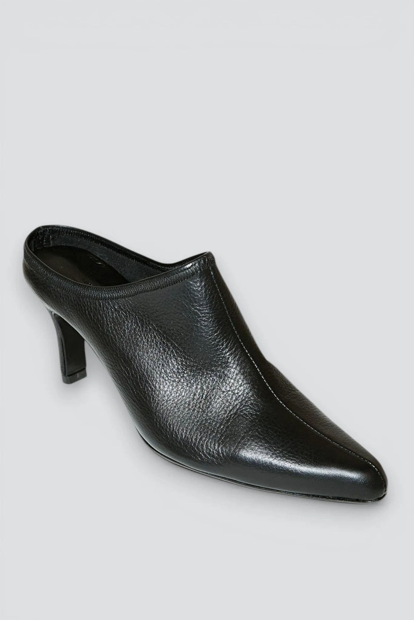 Black Pique Mule - Image 3