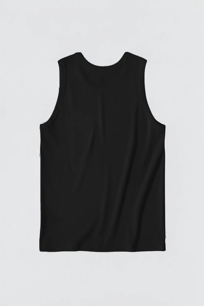 Black Seamless Inner Tank Top - Image 3