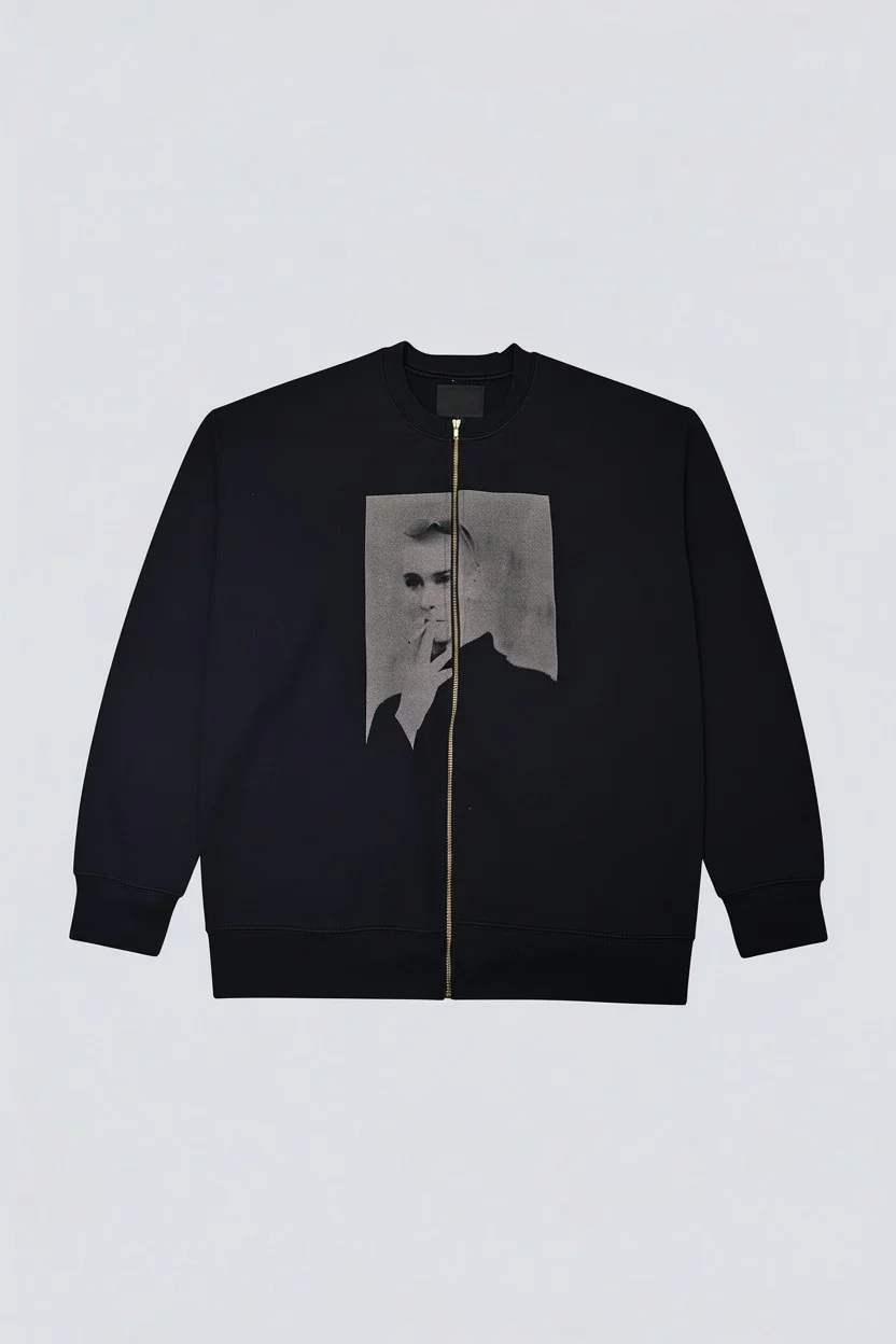 Black Sinead Zip Sweatshirt - Image 3