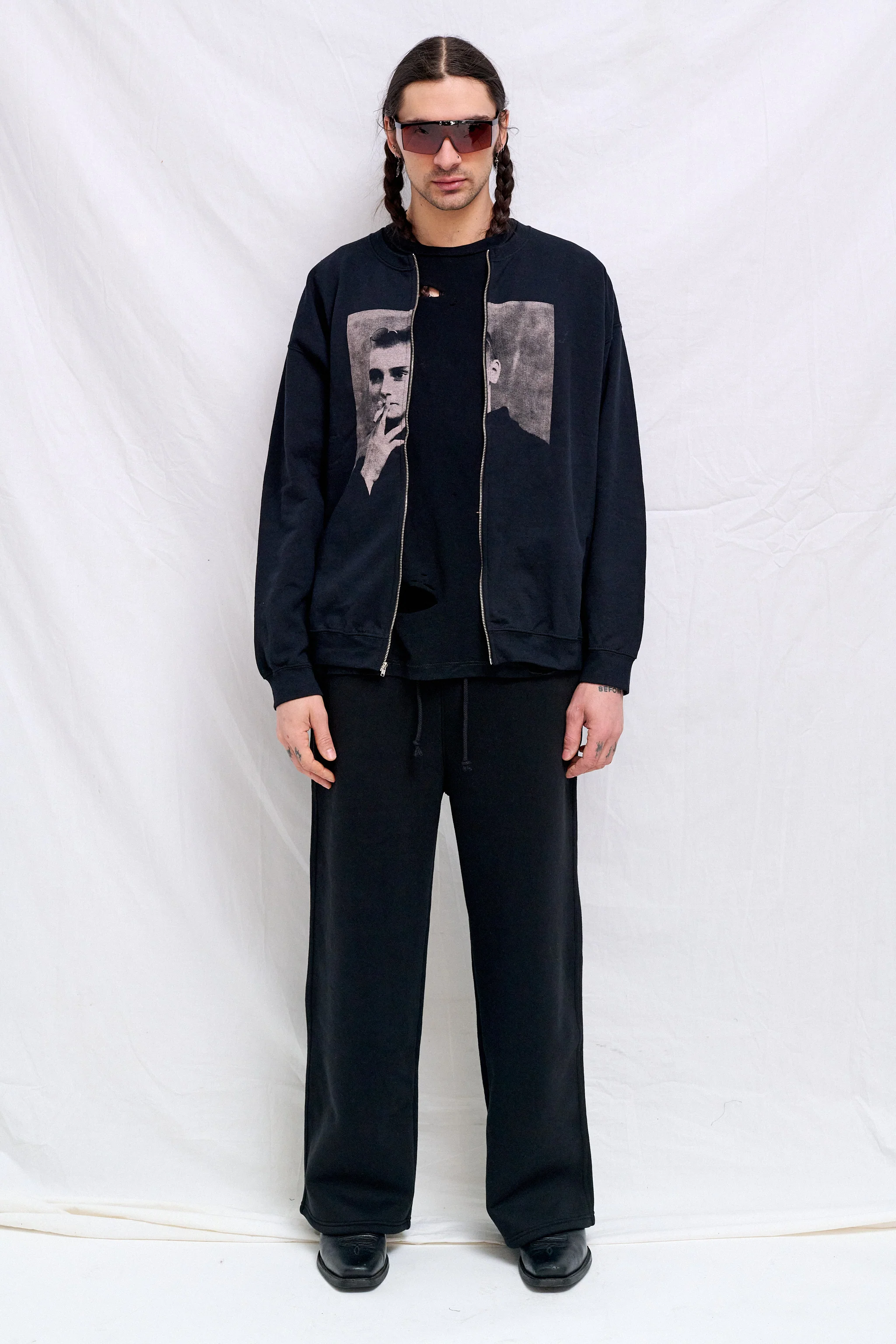 Black Sinead Zip Sweatshirt - Image 4