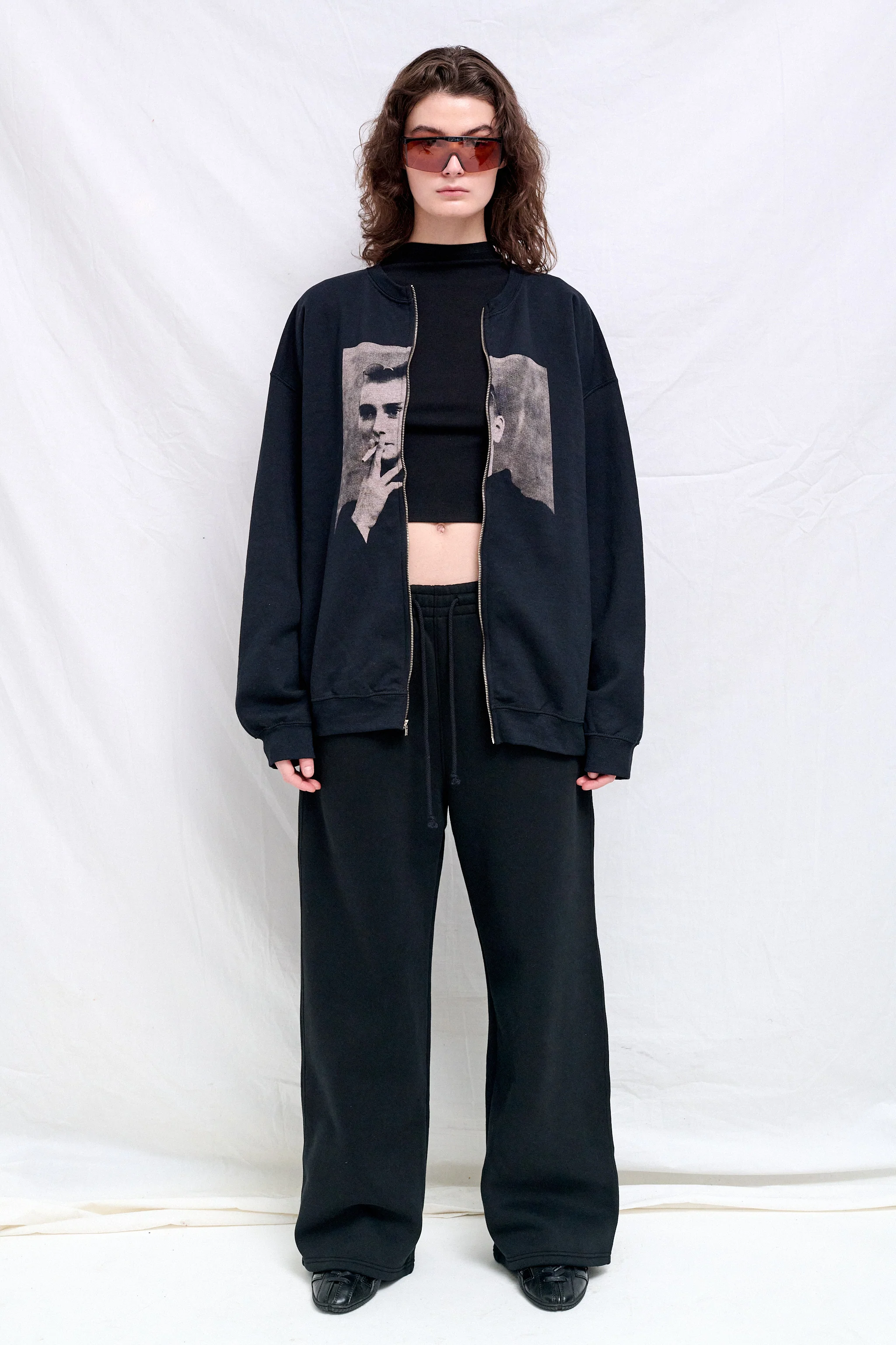 Black Sinead Zip Sweatshirt - Image 5