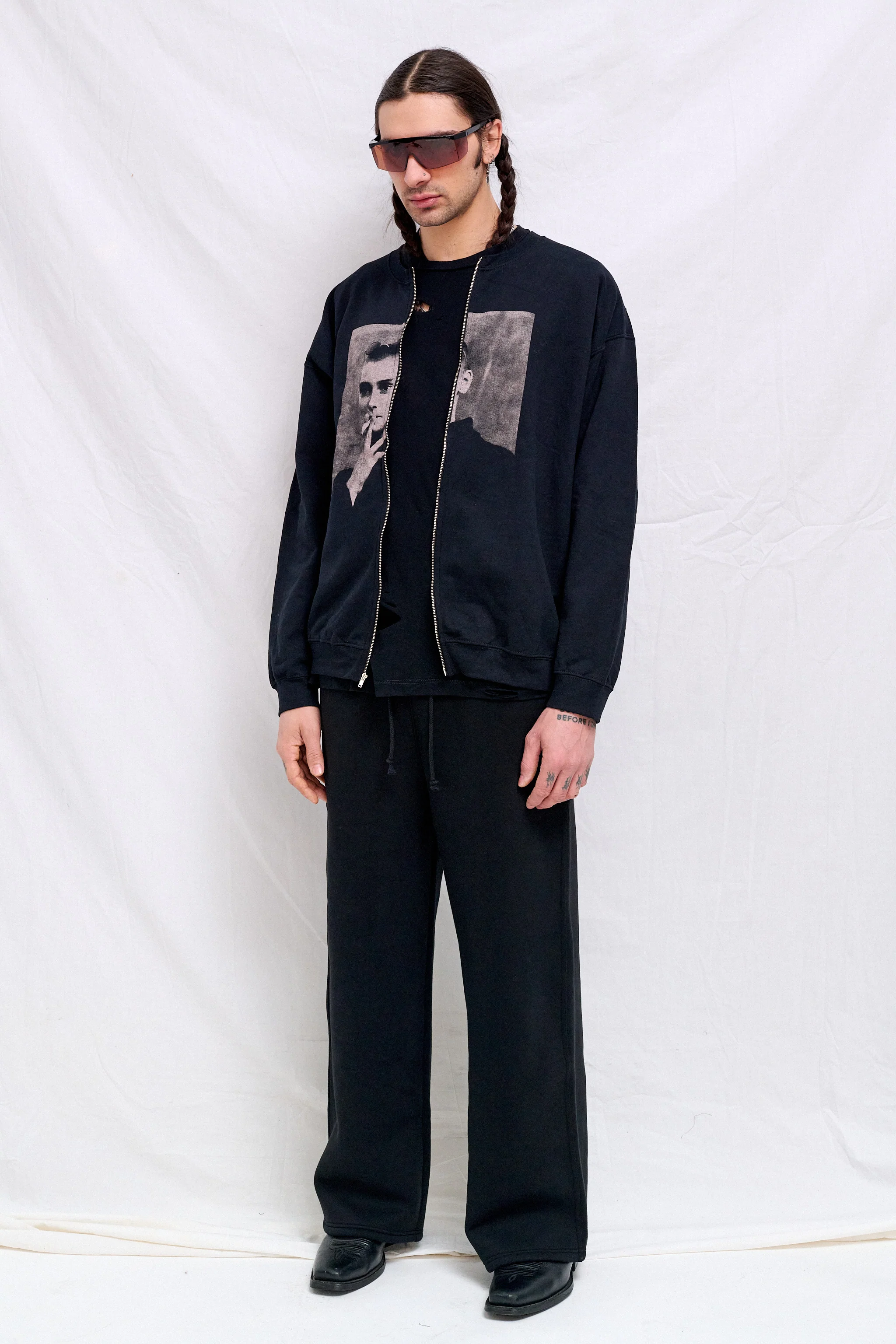 Black Sinead Zip Sweatshirt - Image 7