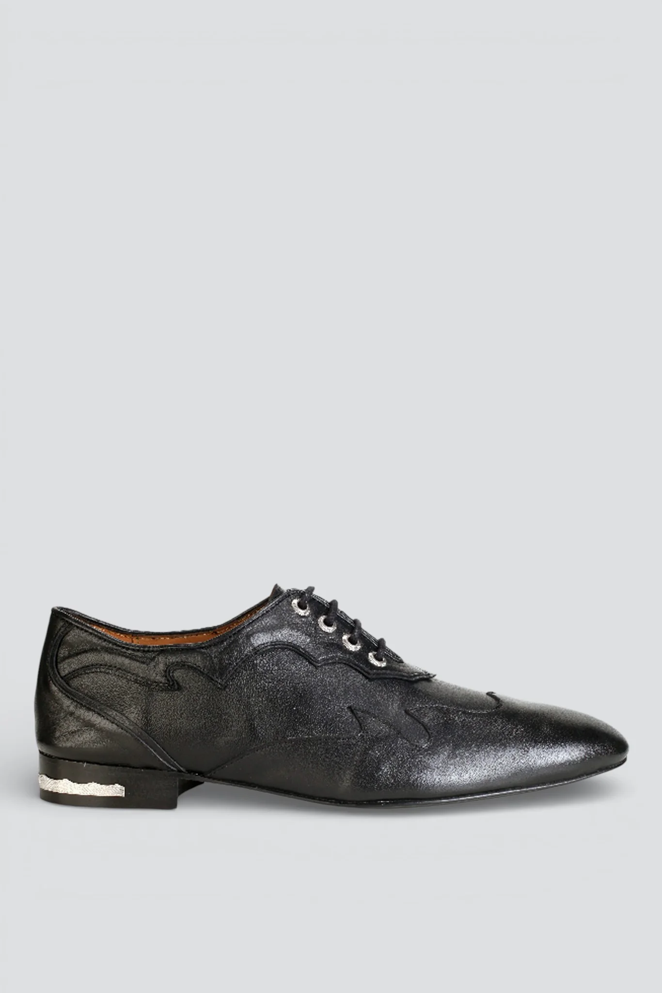 Black Soft Leather AJ1478 Shoe