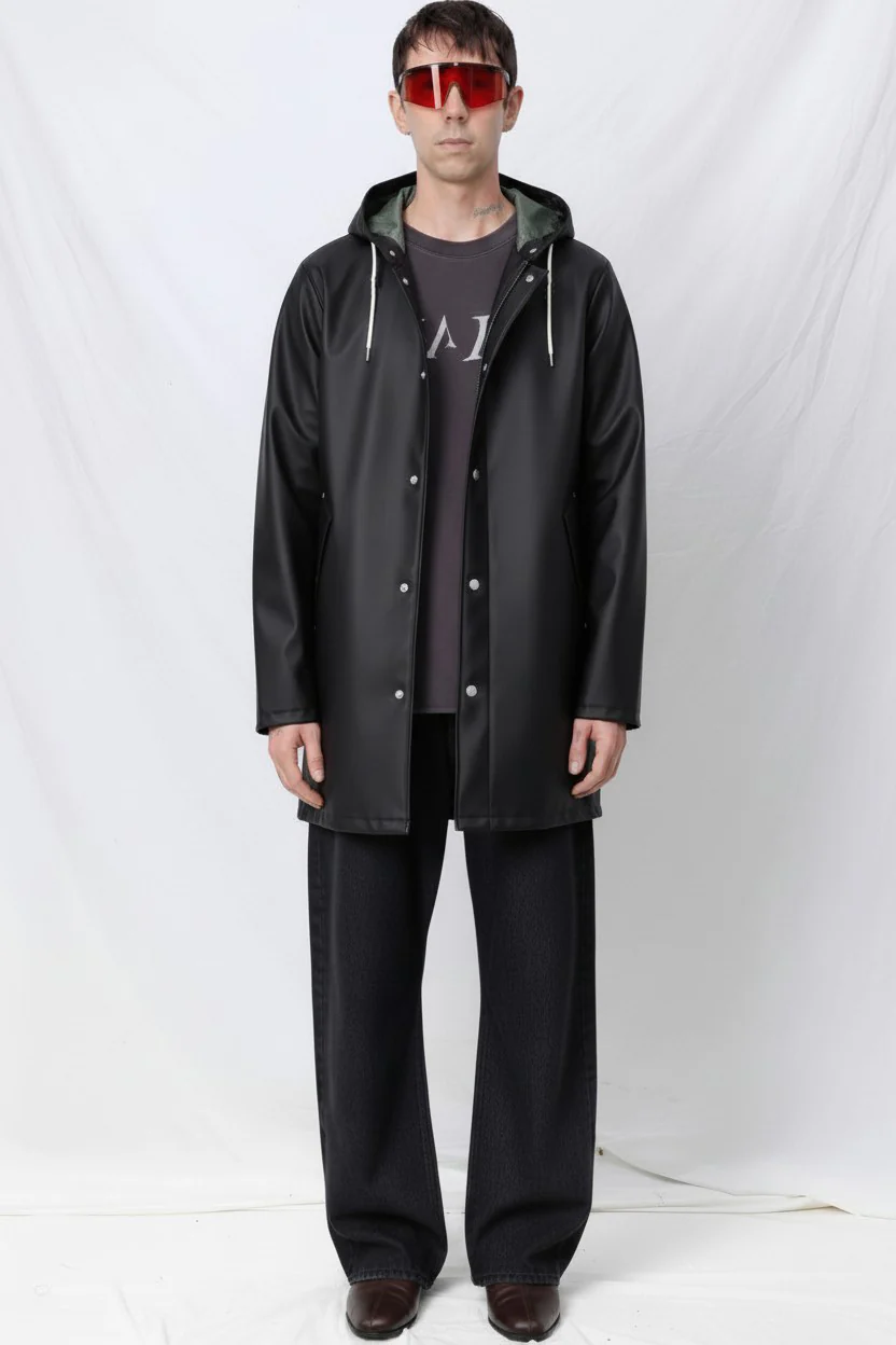 Black Stockholm Original Raincoat - Image 2