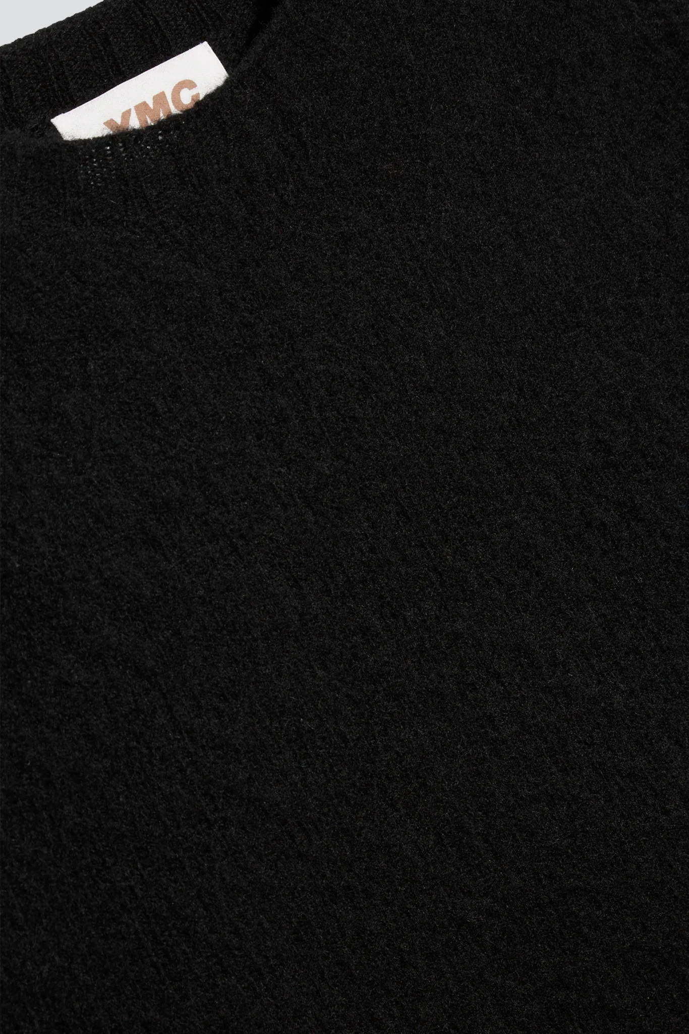 Black Suedehead Crew Neck Knit - Image 6