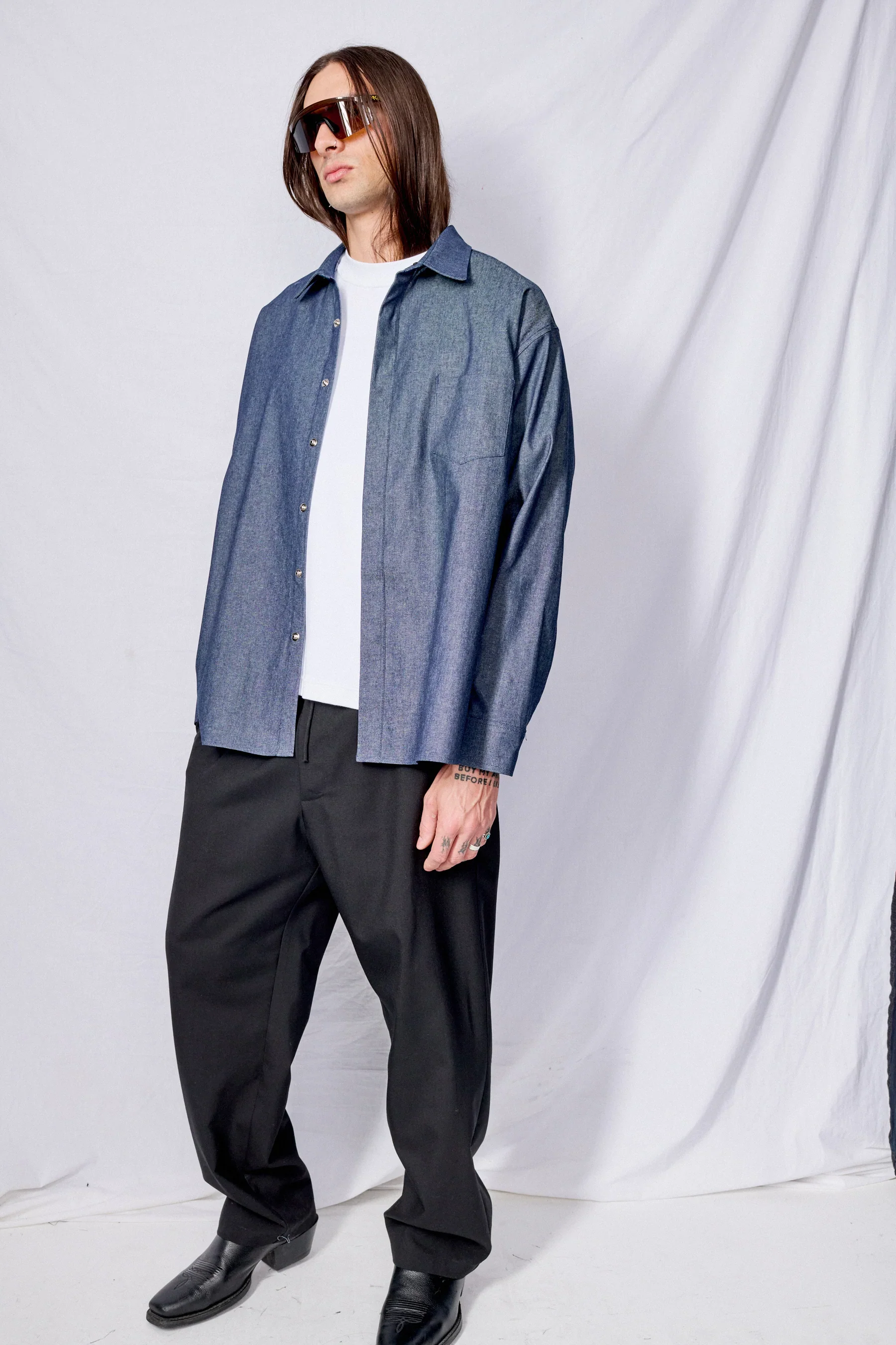 Black Suiting Drawstring Pant - Image 4