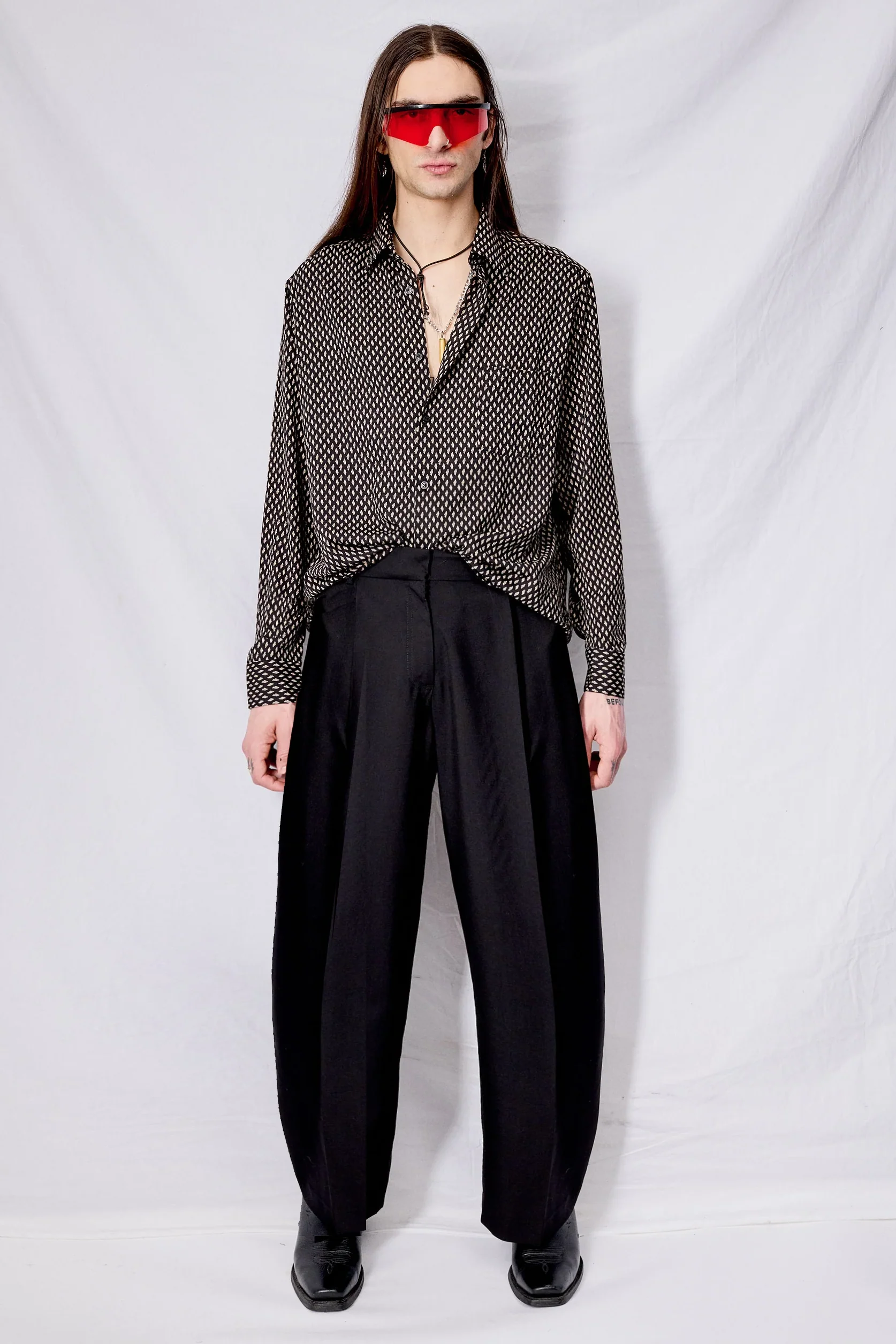 Black Suiting Homme Pant - Image 3