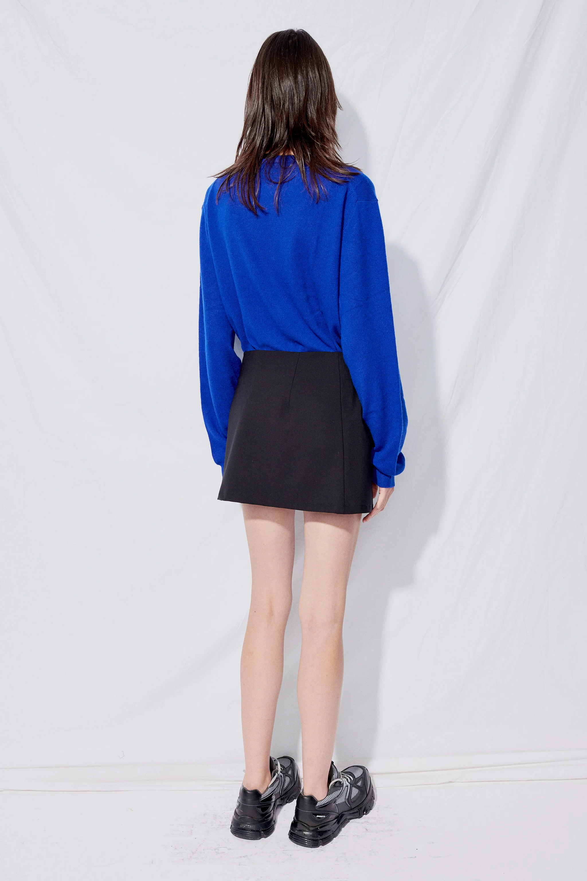 Black Suiting Mini Skirt - Image 5